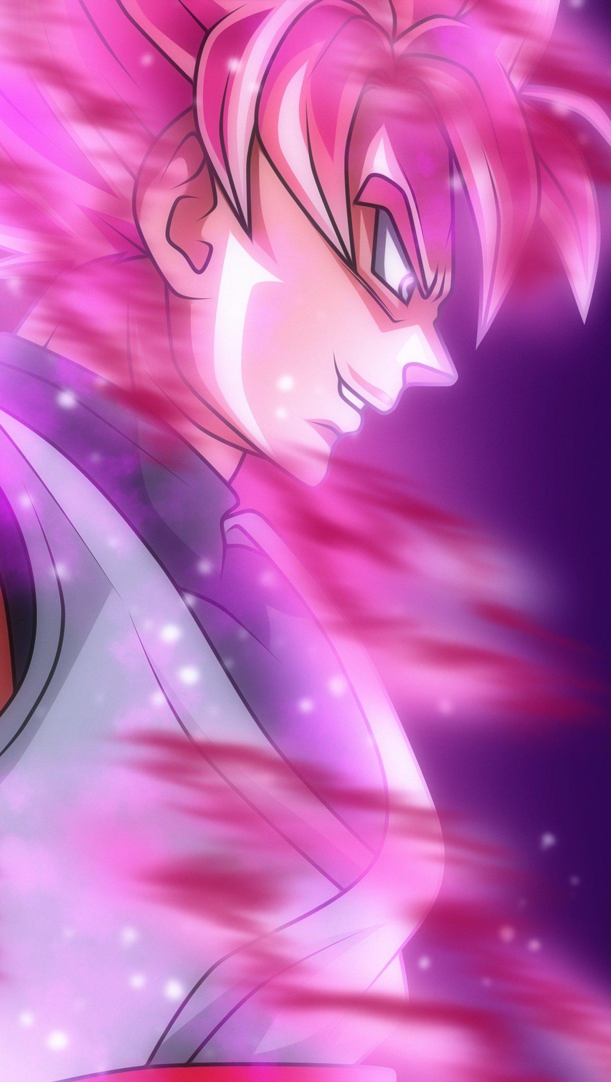 1220x2160 Black Goku SSR Dragon Ball Super Anime Wallpaper 4k Ultra HD