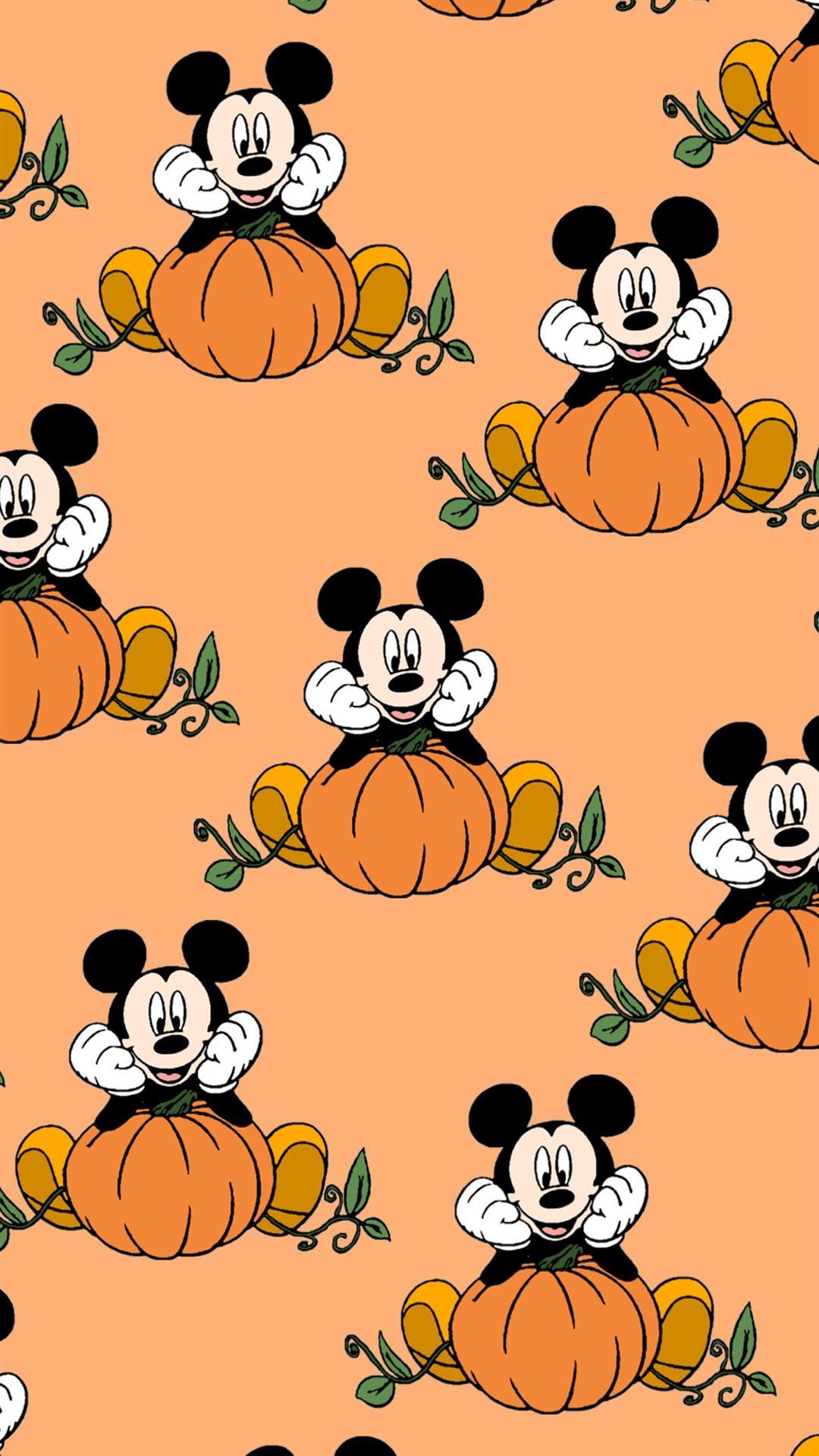 1080x1920 Cute Disney Halloween iPhone Wallpaper Free Download