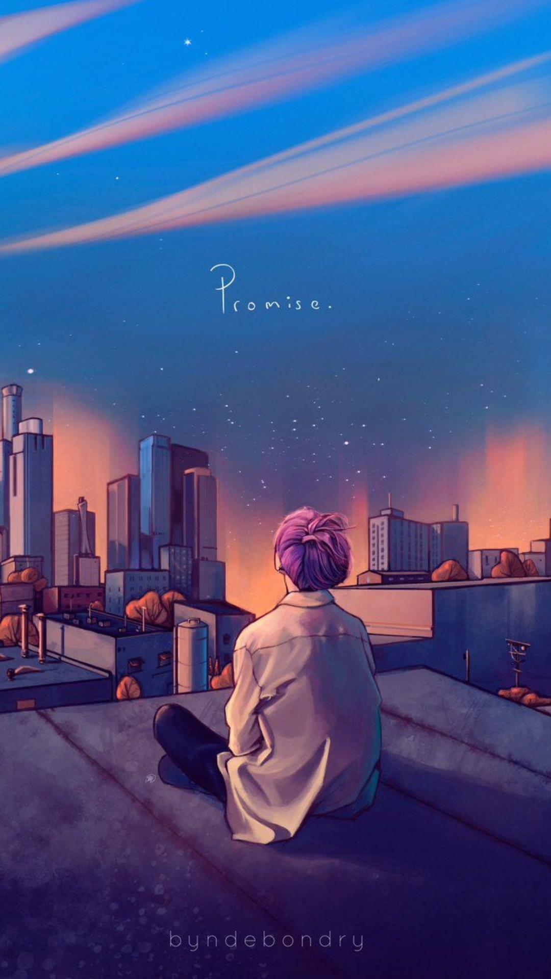 1080x1920 Lofi Anime Wallpaper