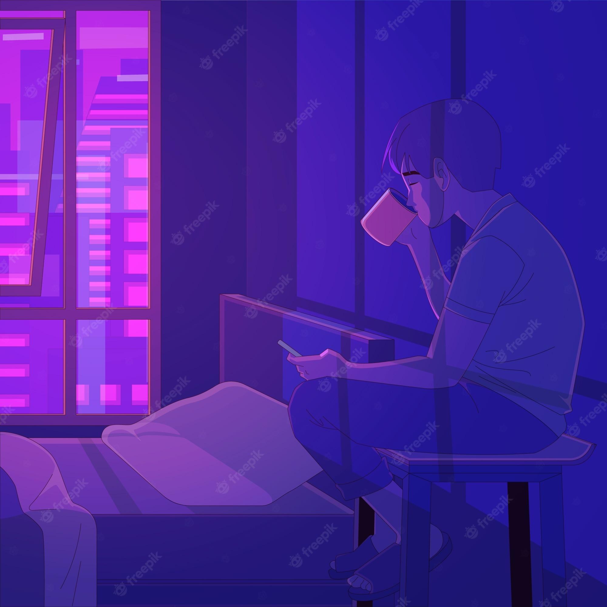 2000x2000 Lofi Image