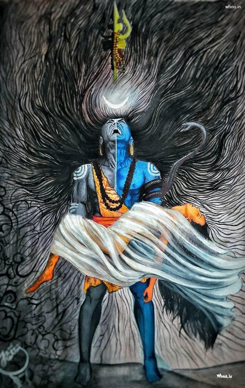 795x1257 Mahakal Bholenath Lord Shiva Mahadev HD Mobile Wallpaper Image