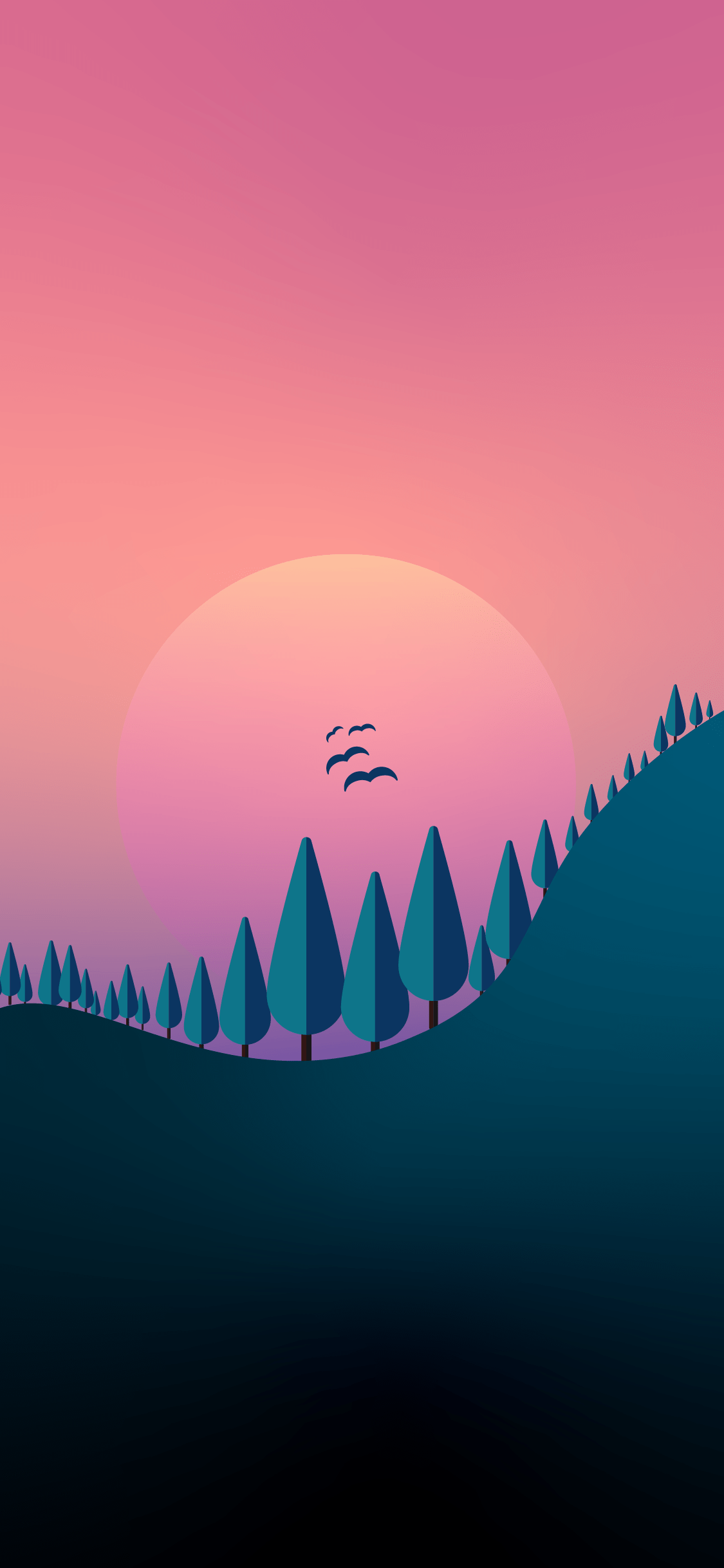 1125x2436 minimalist wallpaper iphone