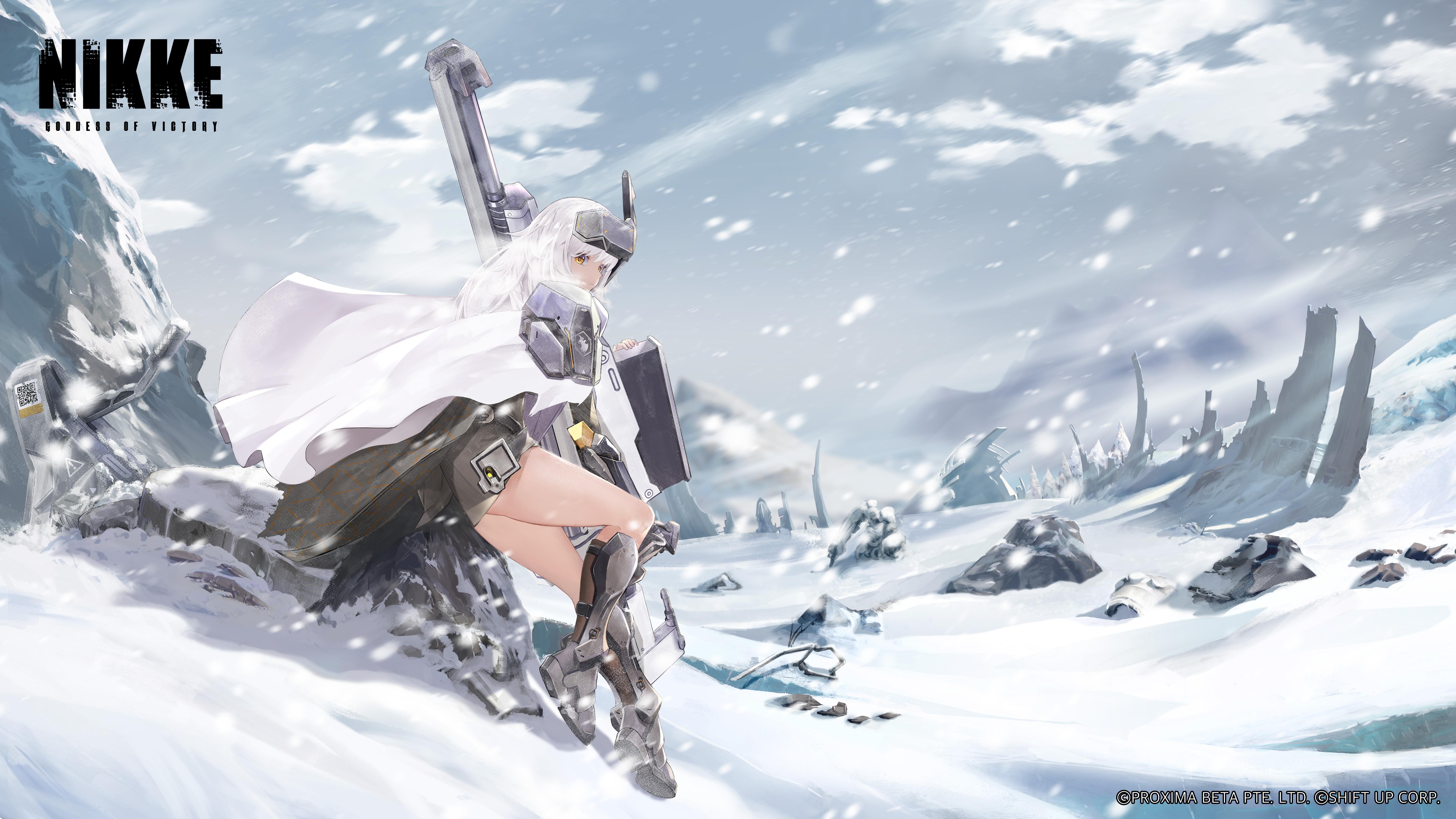 5760x3240 snow white (goddess of victory: nikke)