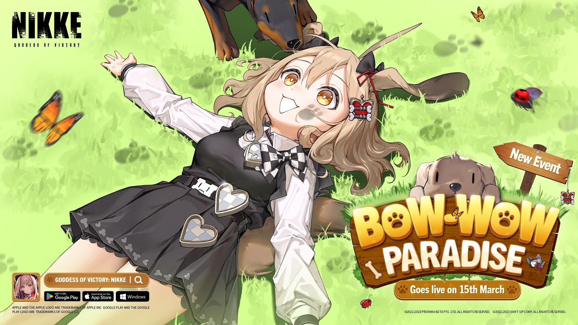 1920x1080 Bow Wow Paradise. Nikke Goddess Of Victory International