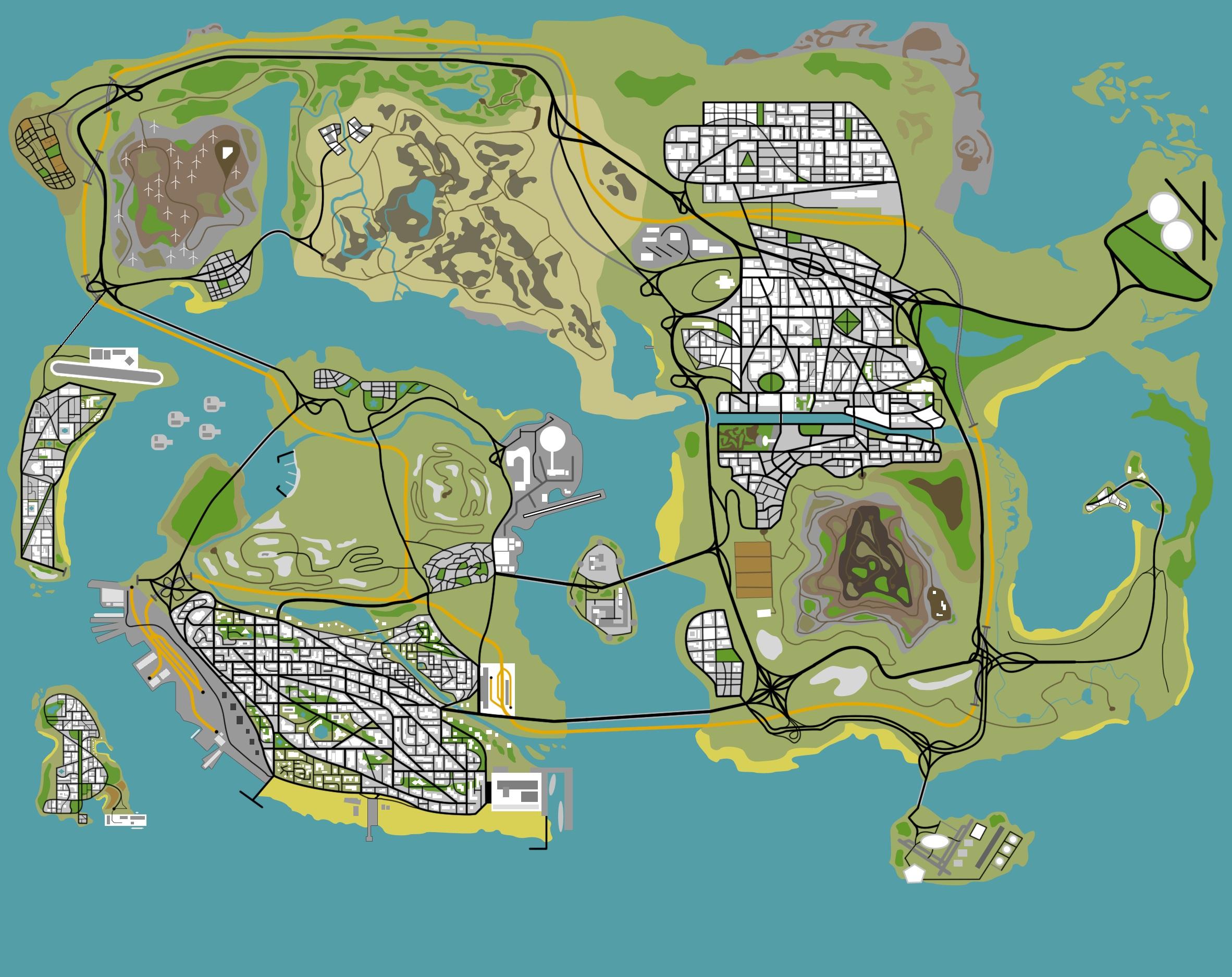 GTA 5 MAP Wallpapers - Top Free GTA 5 MAP Backgrounds - WallpaperAccess