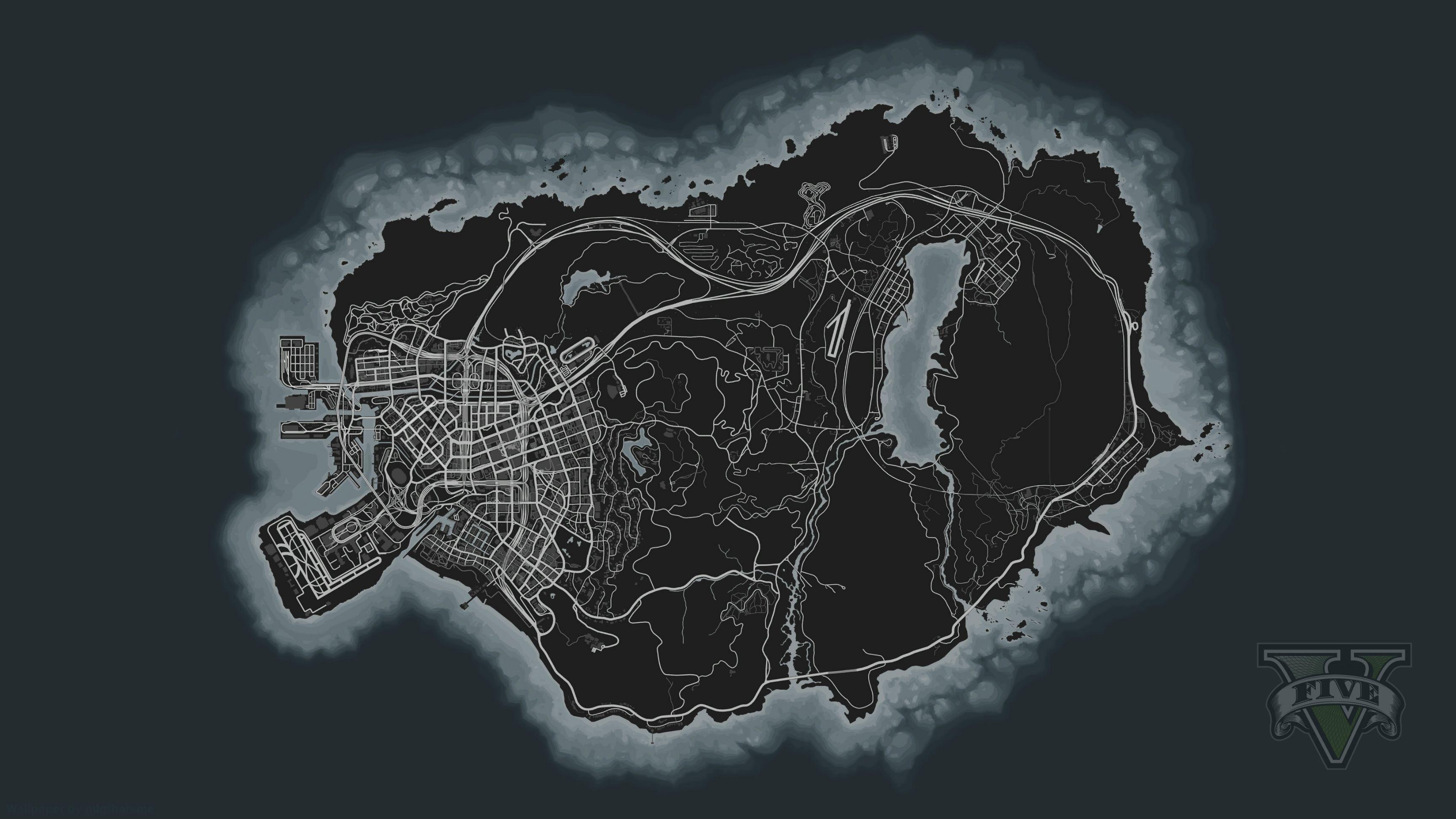 GTA 5 MAP Wallpapers - Top Free GTA 5 MAP Backgrounds - WallpaperAccess