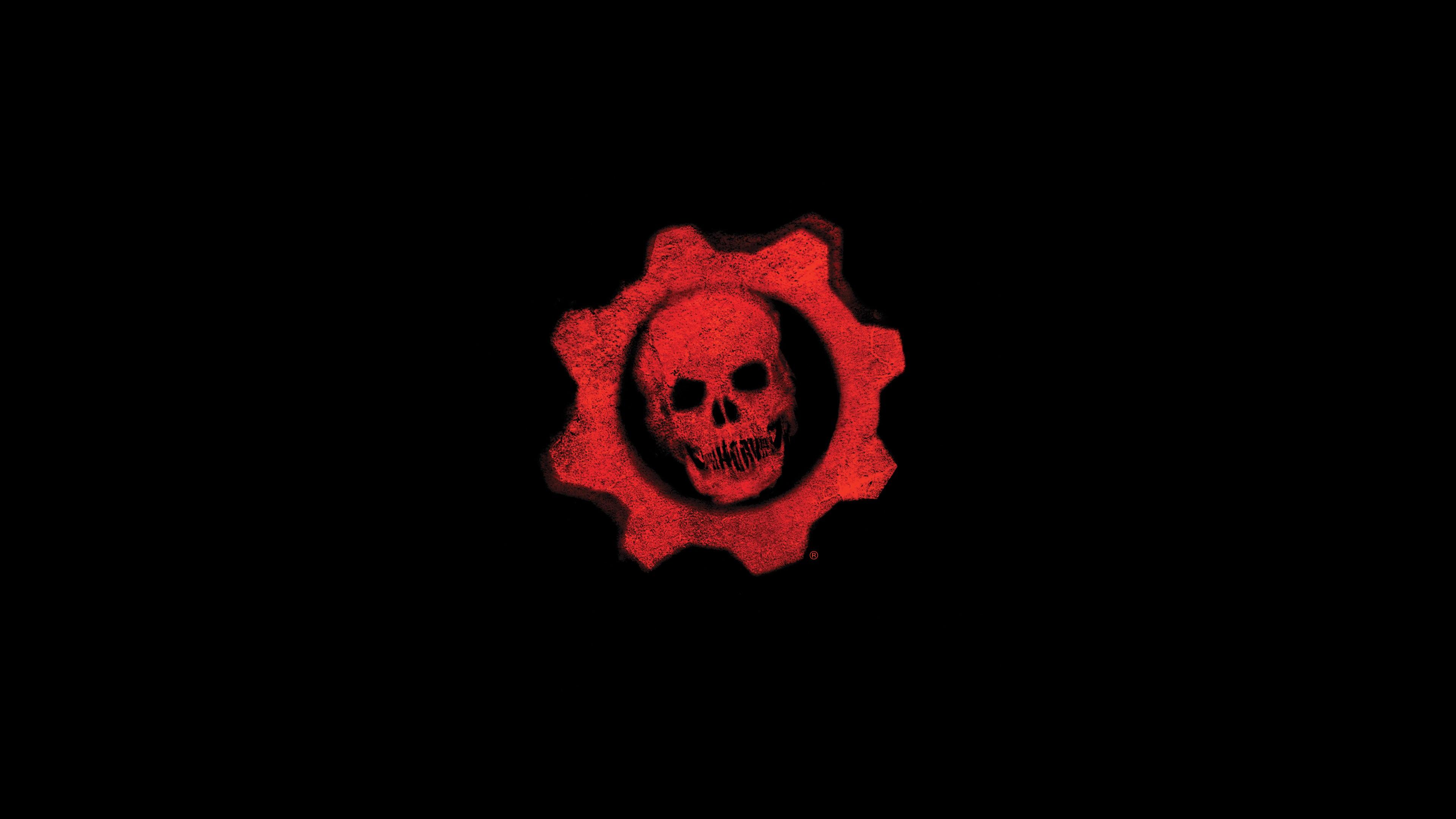 3840x2160 Gears Of War Logo Wallpaper