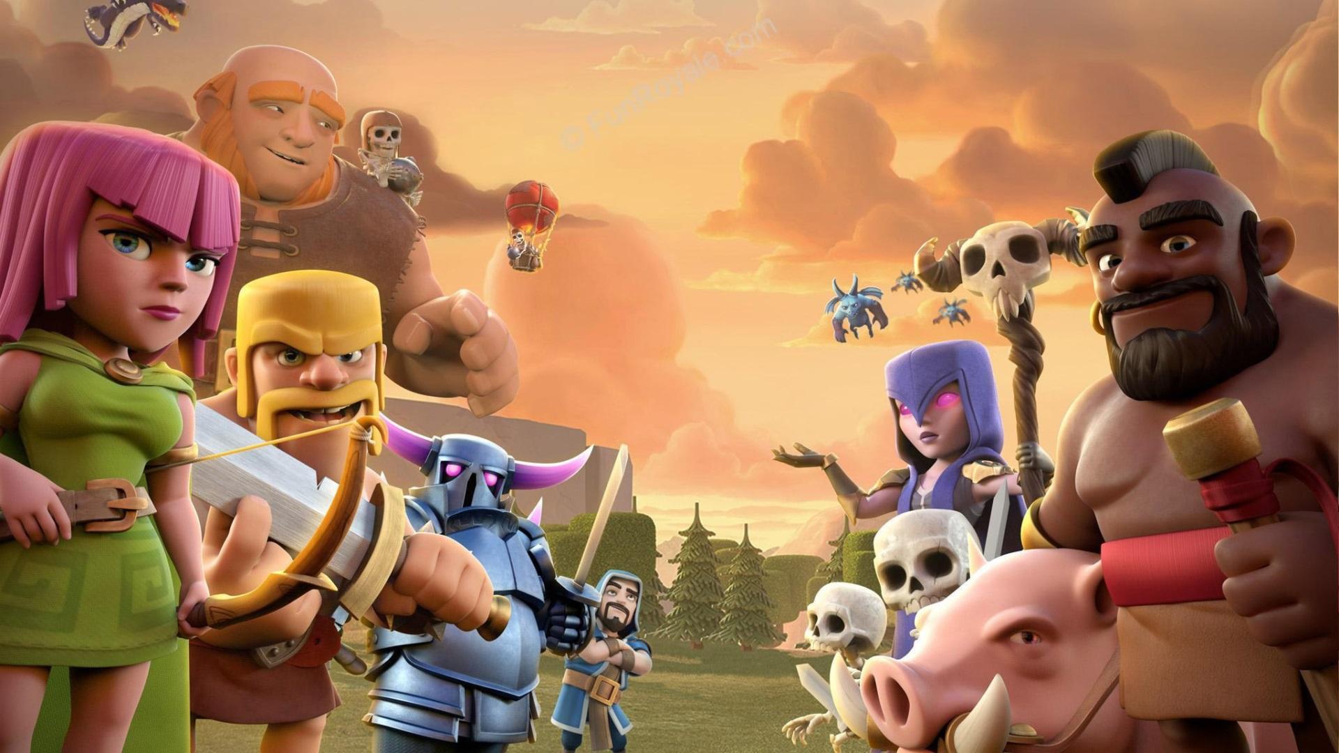 Clash Of Clans 1920x1080 Wallpapers Top Free Clash Of Clans 1920x1080 Backgrounds