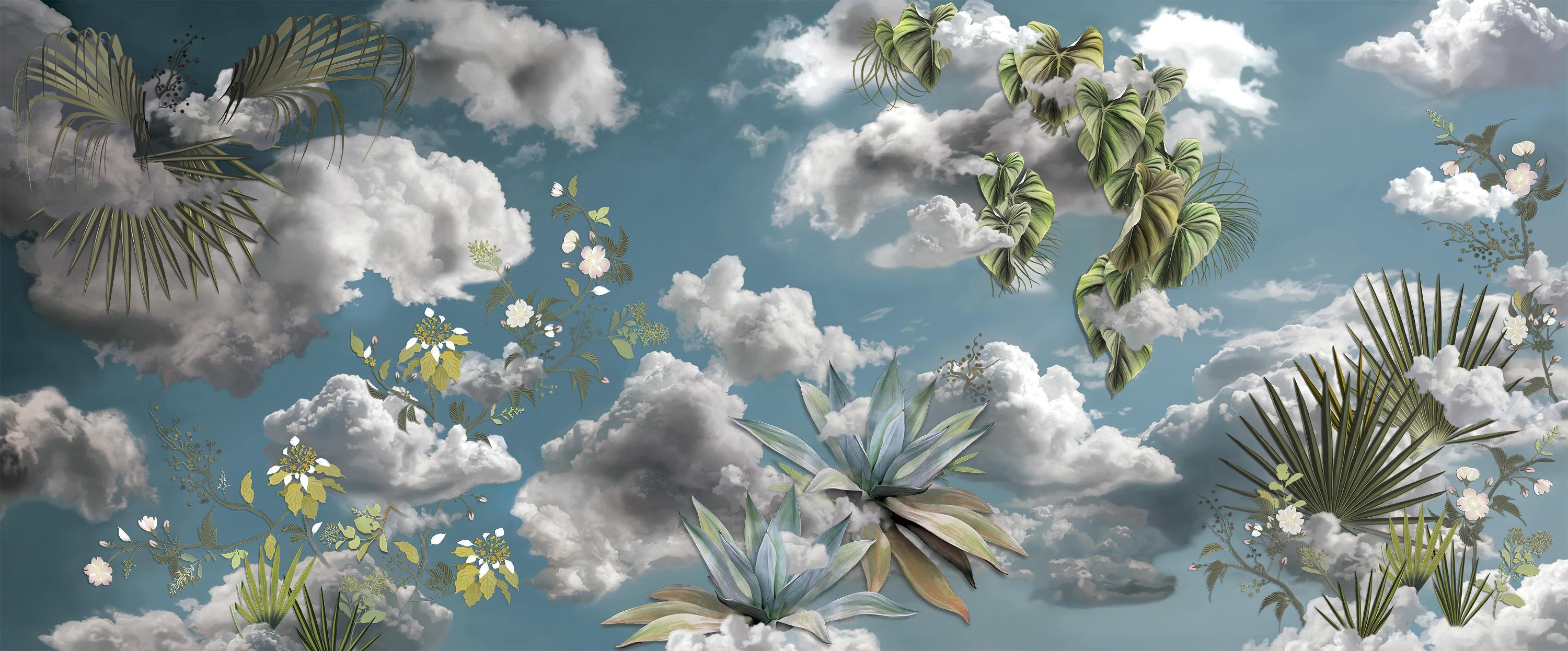 3000x1246 Heaven Green (Wallpaper). HG1.01.1 SH