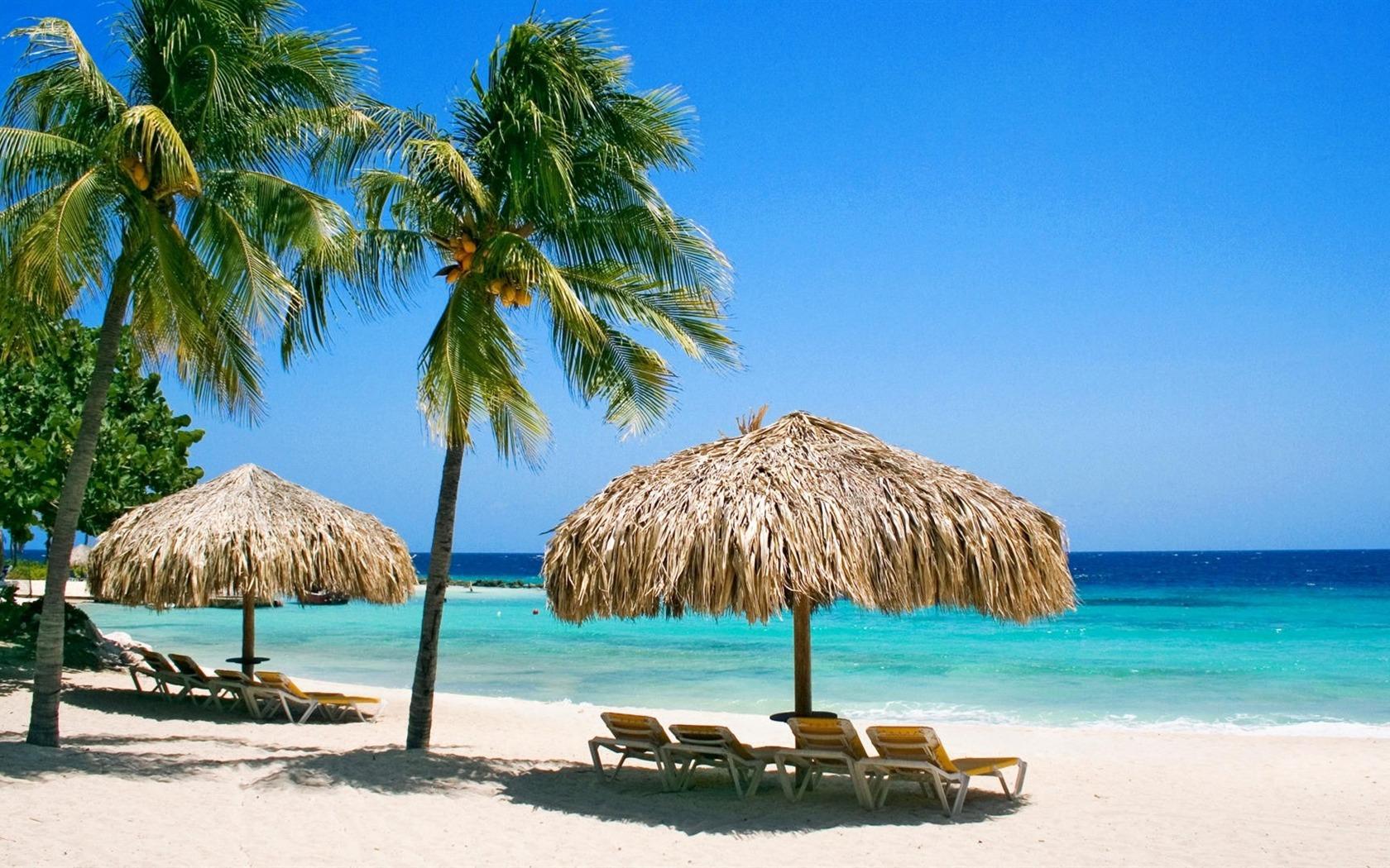 1680x1050 Caribbean Beach Nature HD Wallpaper
