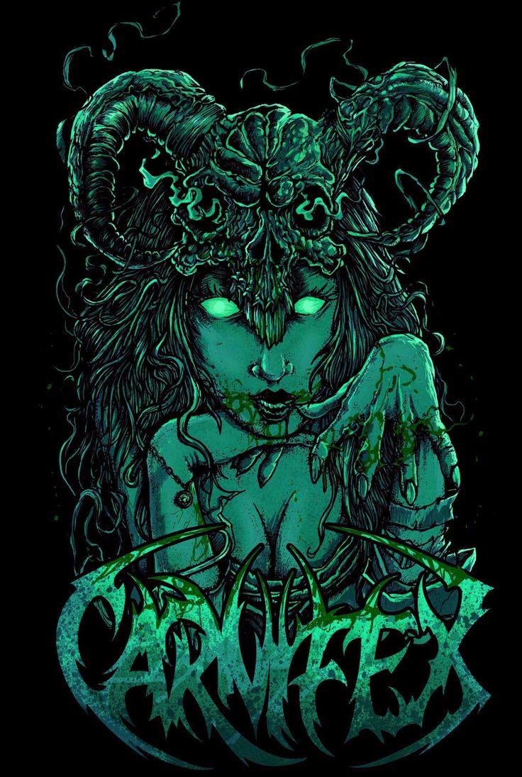 736x1095 Carnifex. Heavy metal art, Psychedelic art, Metal artwork