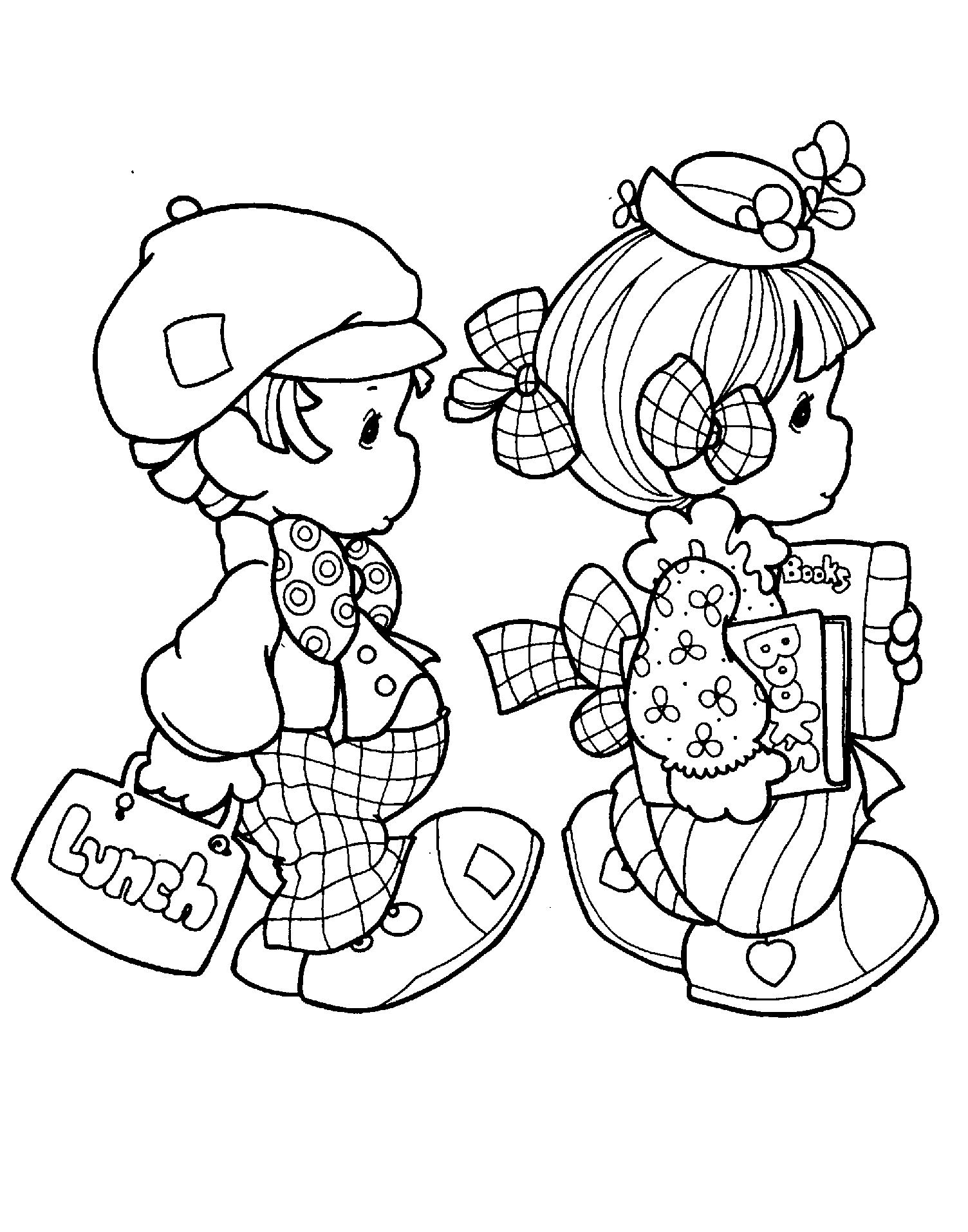 1504x1915 Free Printable Precious Moments Coloring Page For Kids