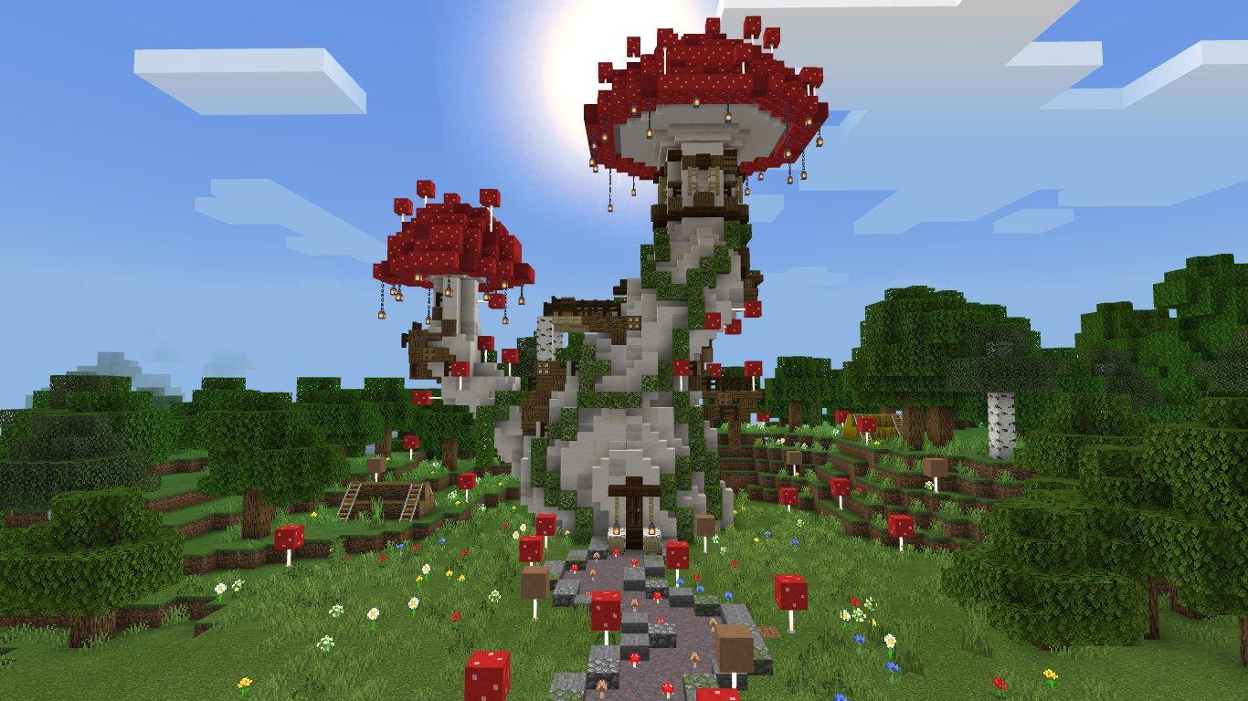 Minecraft Mooshroom Wallpapers - Top Free Minecraft Mooshroom ...