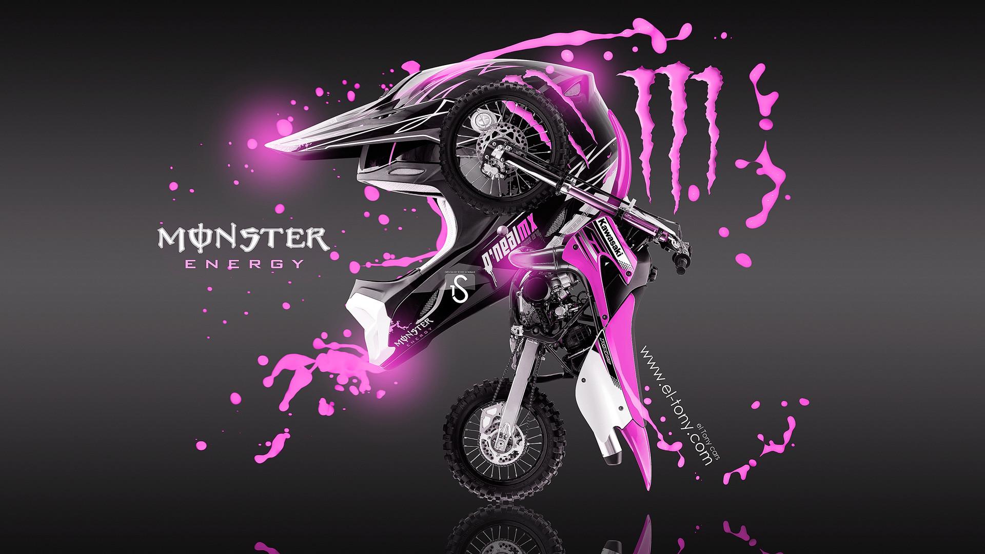 1920x1080 Monster Logo Wallpaper