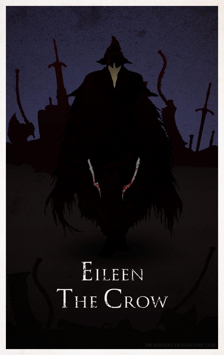 759x1200 Bloodborne Minimal Poster the Crow. Bloodborne, Eileen the crow, Bloodborne art