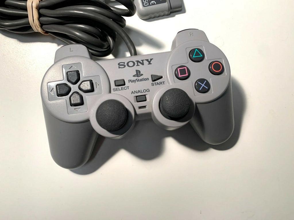 1024x768 Sony Playstation 1 PS1 Console with Cables & Original Controller Teste