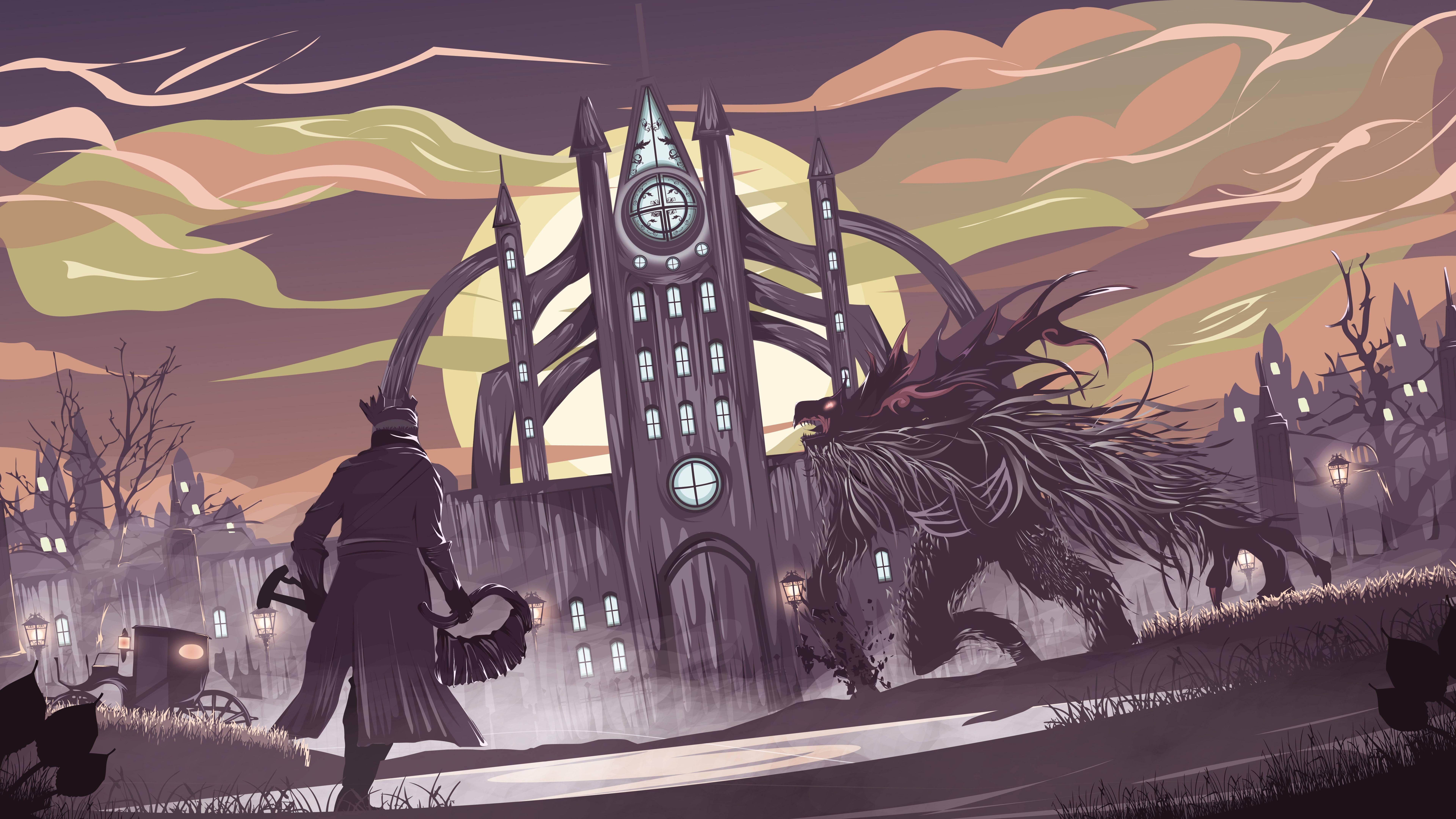 7680x4320 Download Bloodborne Wallpaper
