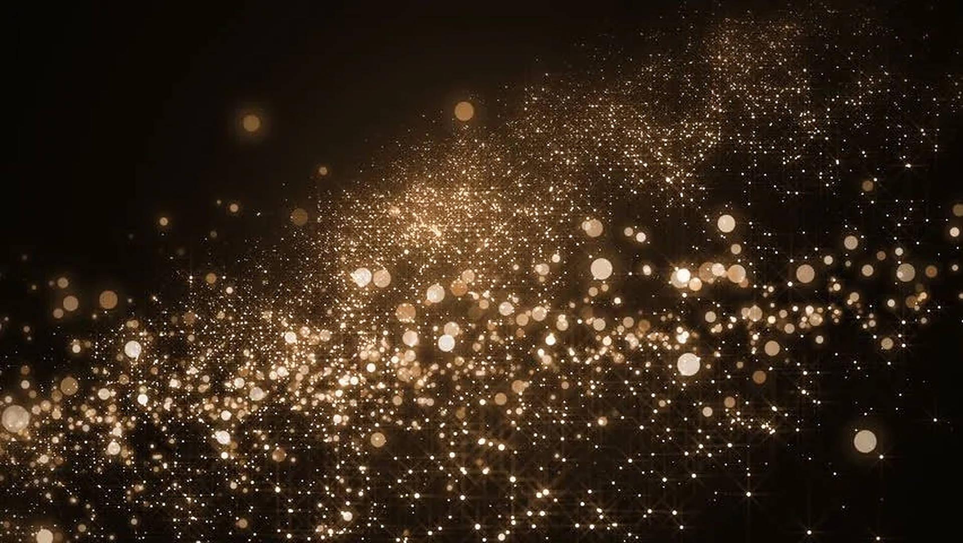 1920x1082 Download Gold Dust Bokeh Effect Wallpaper