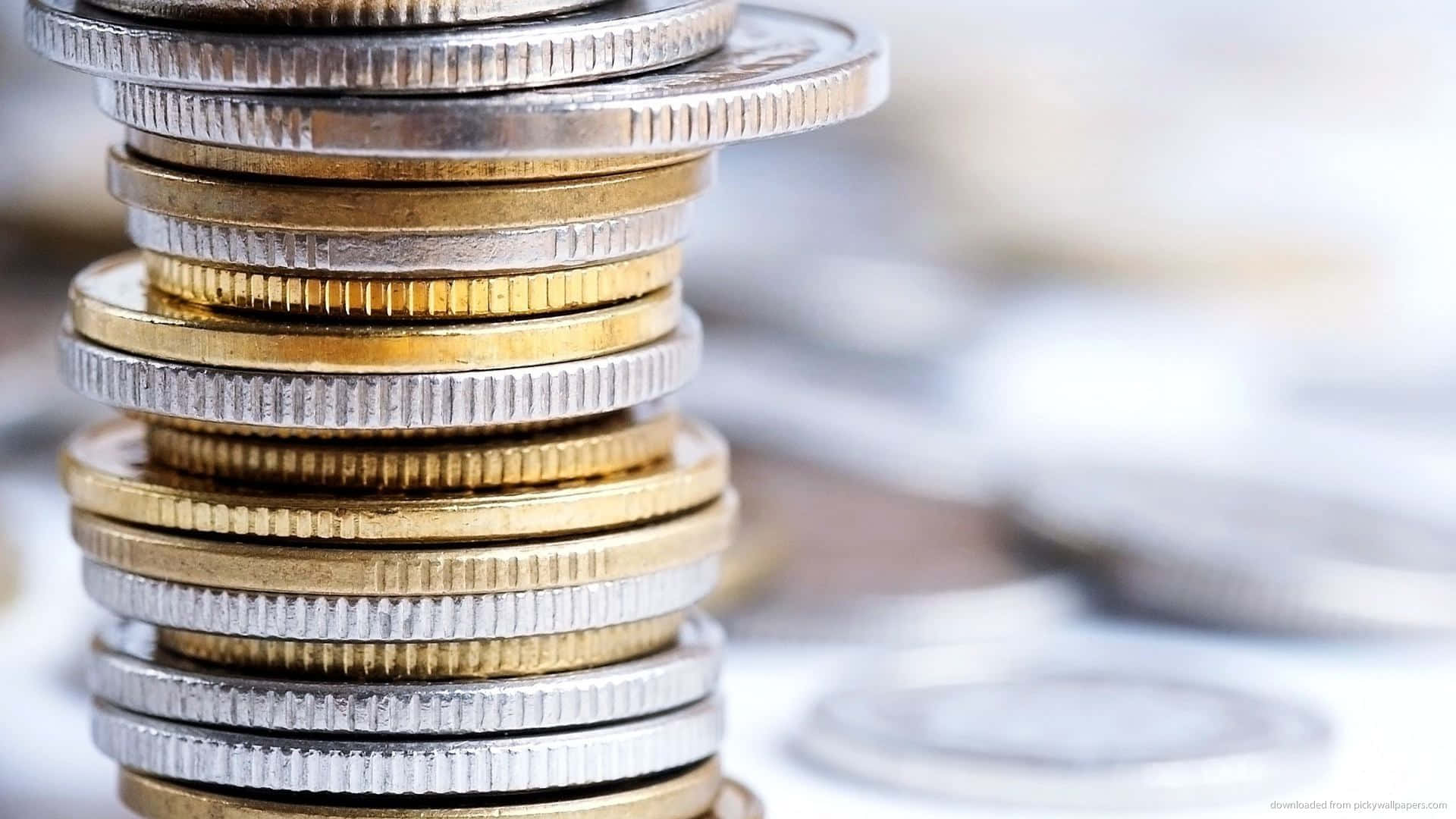 1920x1080 Gold Coins Wallpaper