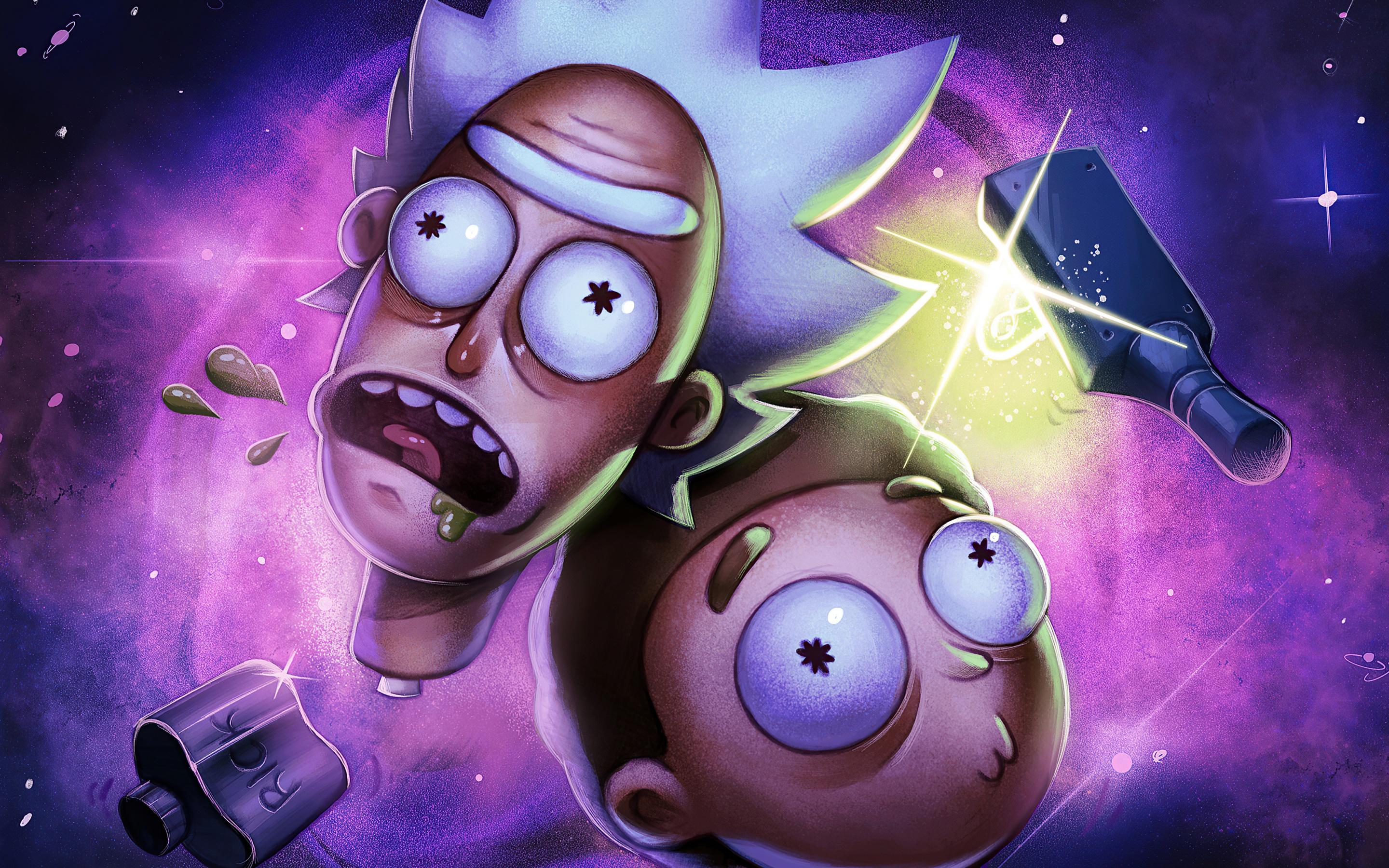 2880x1800 Rick and Morty Wallpaper 4K, TV series, Rick Sanchez, Movies