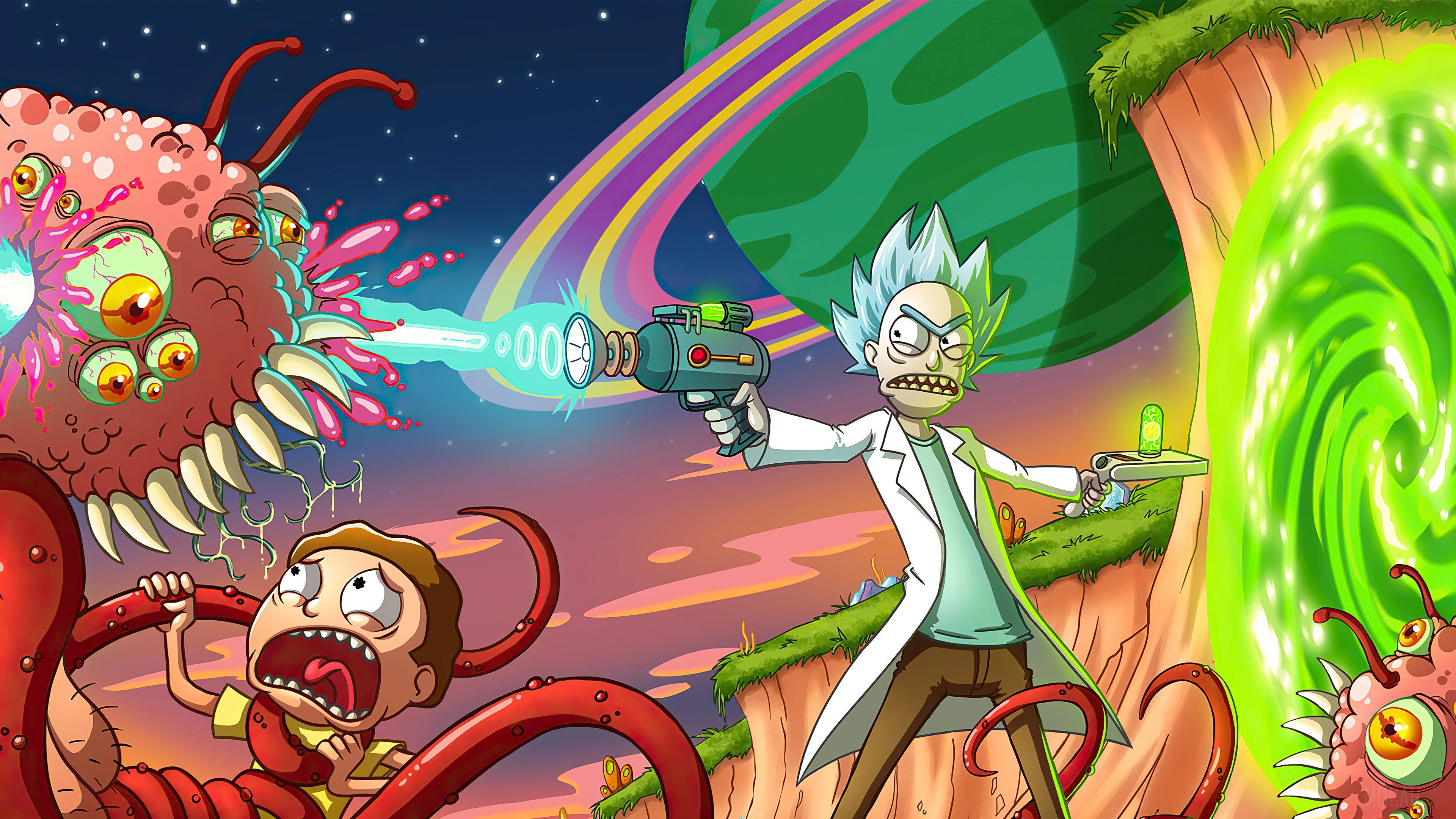 3840x2160 Rick Morty 4K Wallpaper For Your Desktop Or Mobile Screen Free And Easy To Download