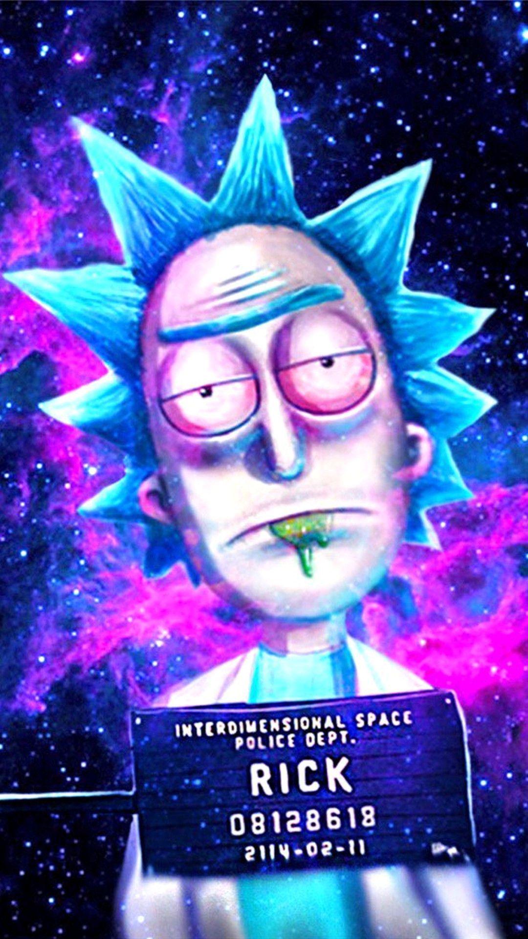 1080x1920 Gangster Rick And Morty Wallpaper
