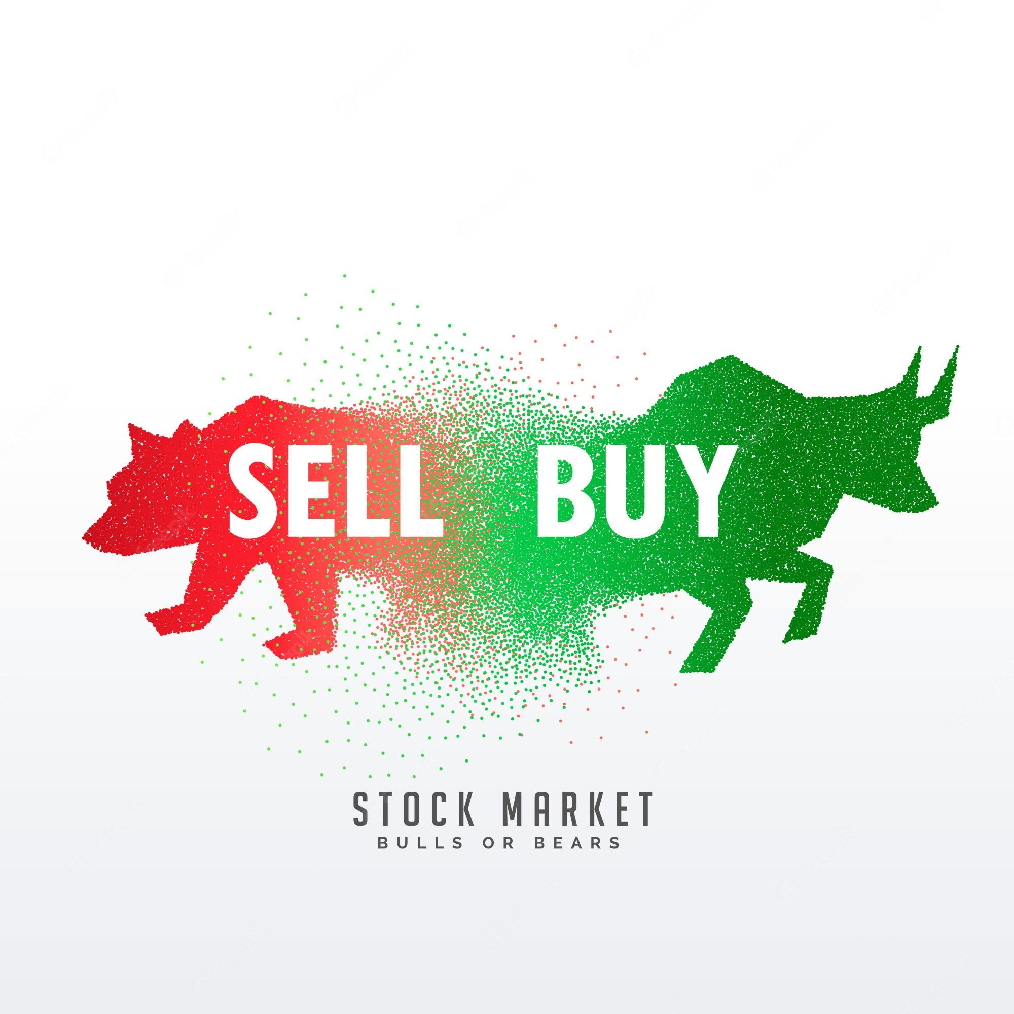 2000x2000 Bull And Bear Market Image