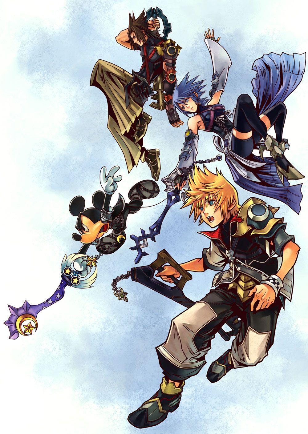 1000x1410 Kingdom Hearts: Birth by Sleep Illustration. Masterwork