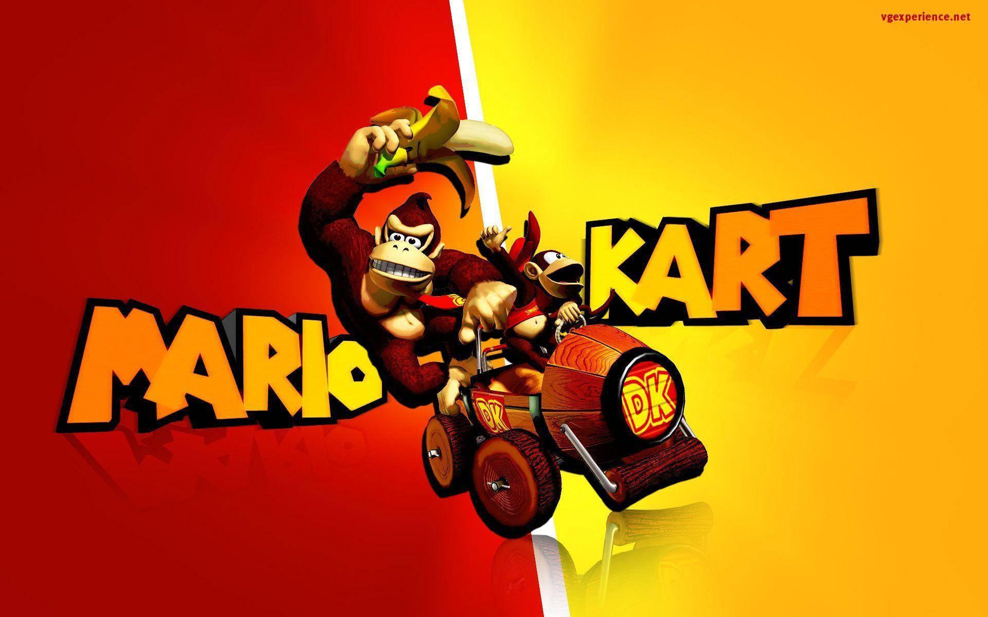 1920x1200 Download Mario Kart Wii Double Dash Donkey Diddy Kong Wallpaper
