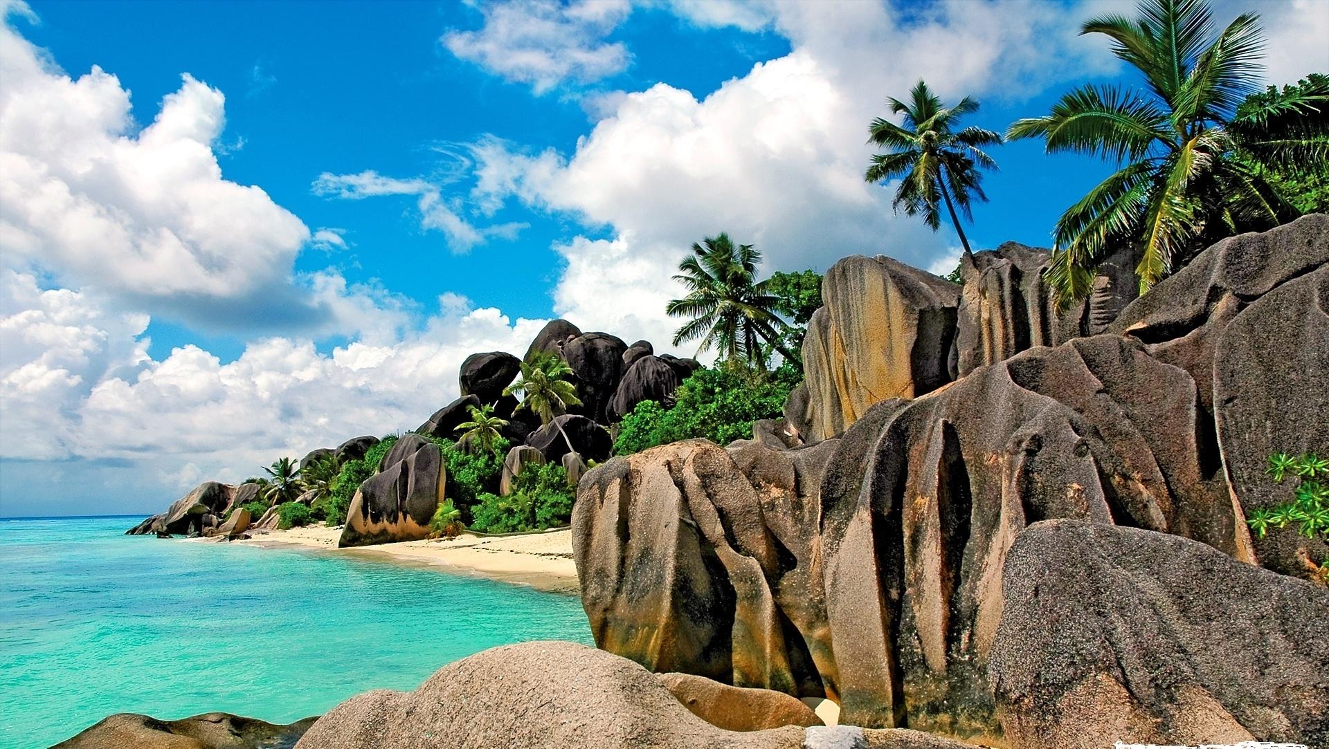 1920x1083 WallpaperD wallpaper. photo. picture. Islands, nature, the ocean, jungle, stones