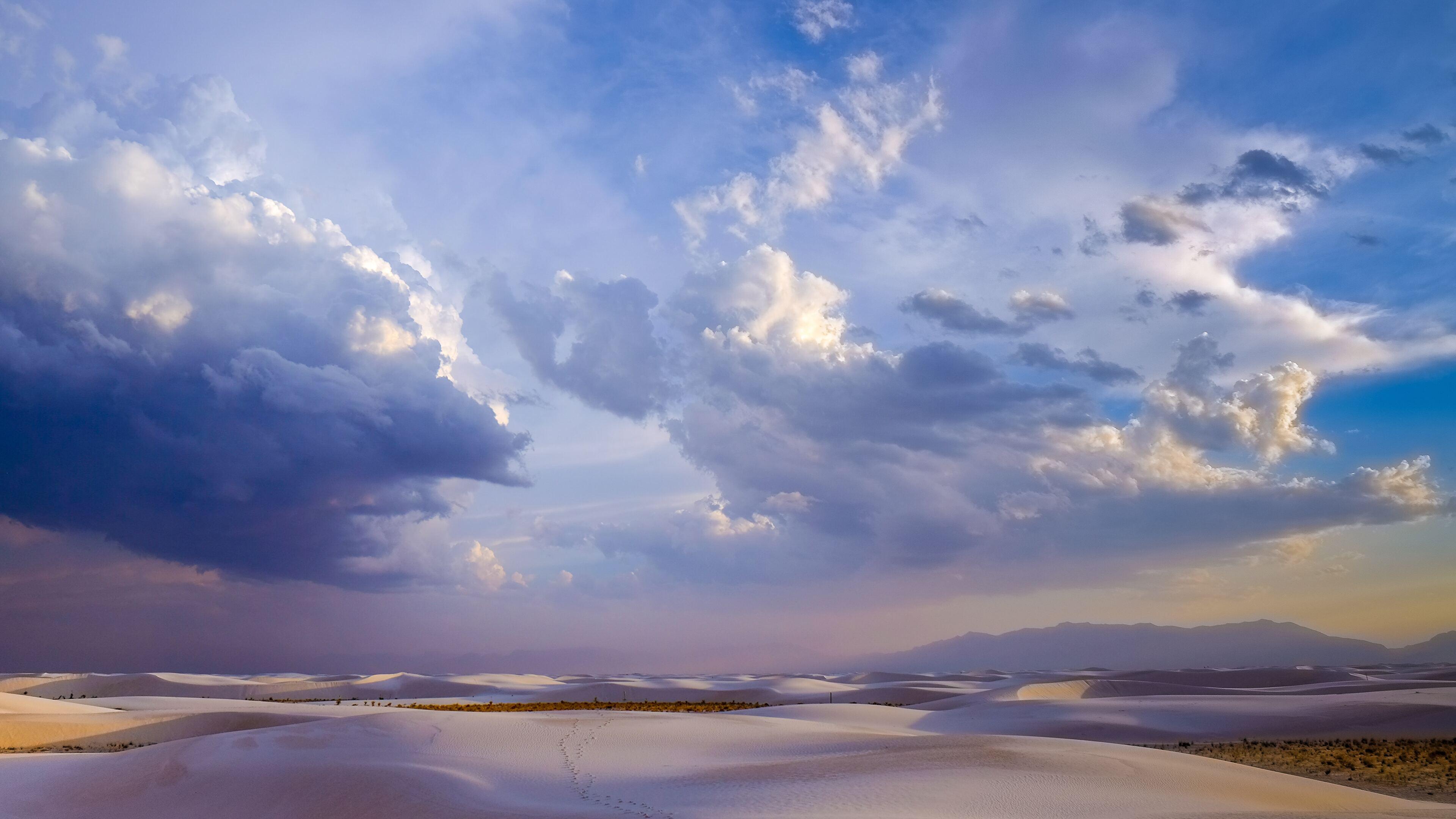 3840x2160 White Sands New Mexico 4K wallpaper
