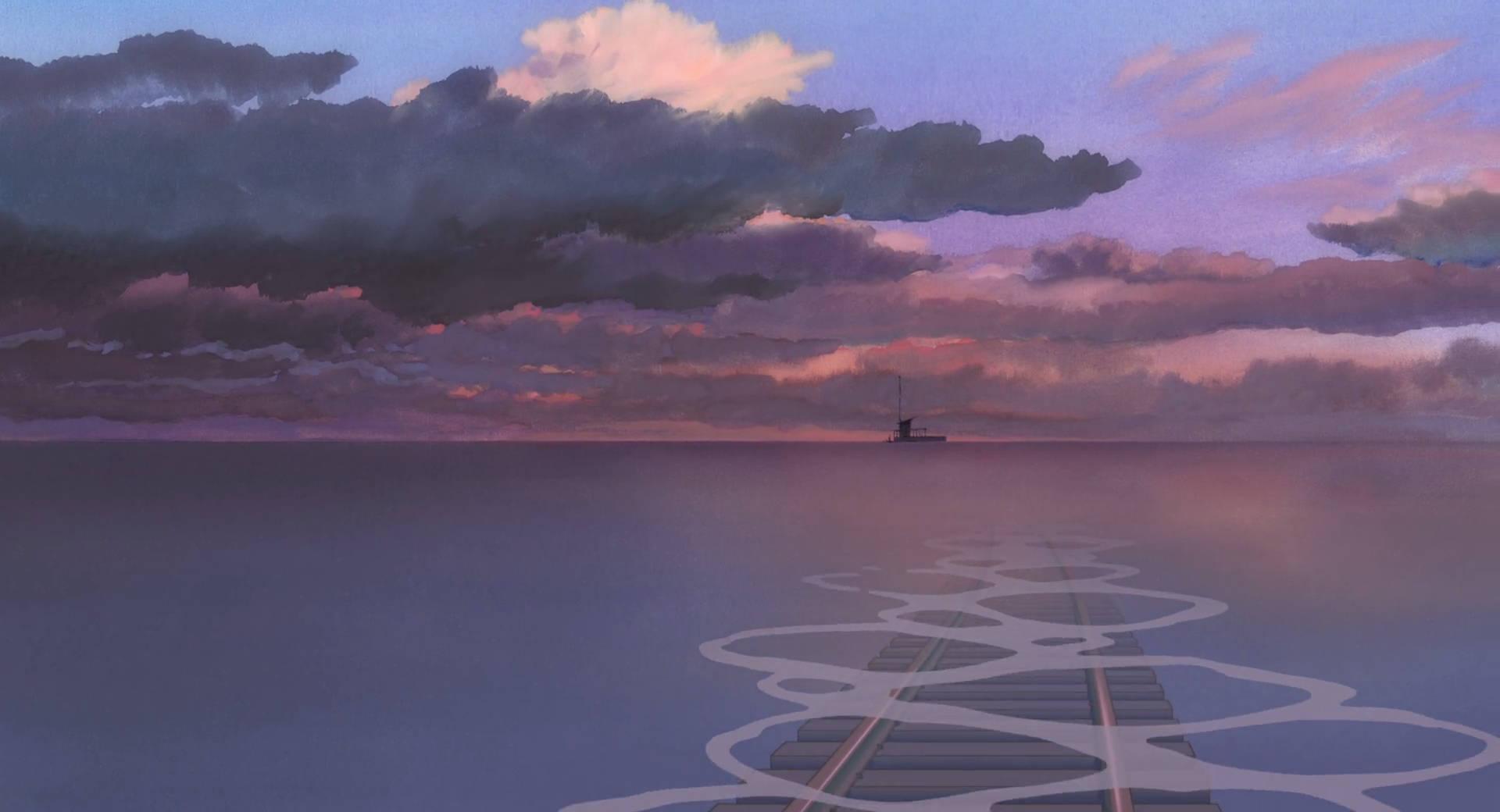 1920x1040 Download Train Tracks Spirited Away Desktop Wallpaper