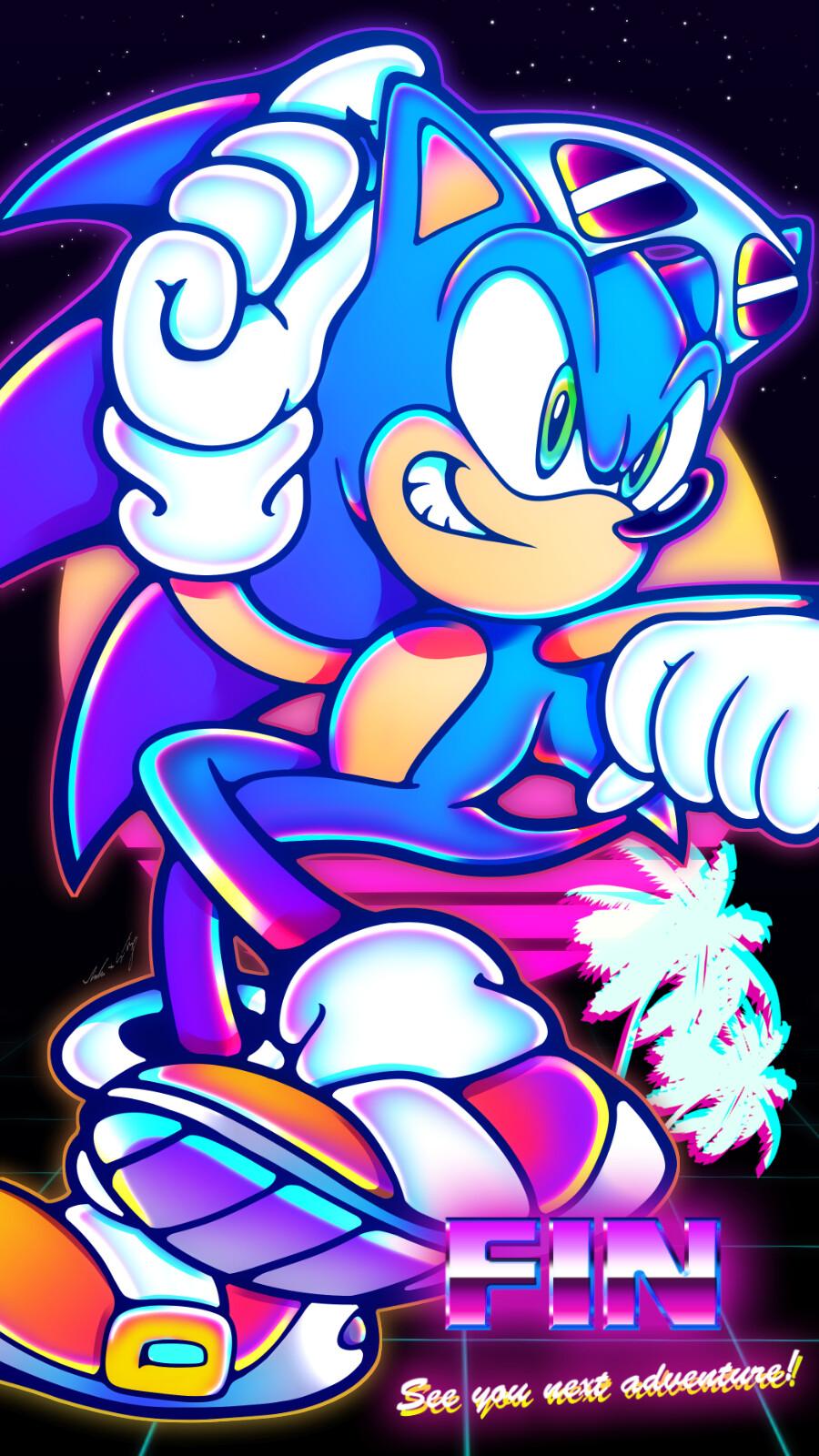 900x1600 Art by Lourdes Mancini Emerald Coast Sonic the Hedgehog