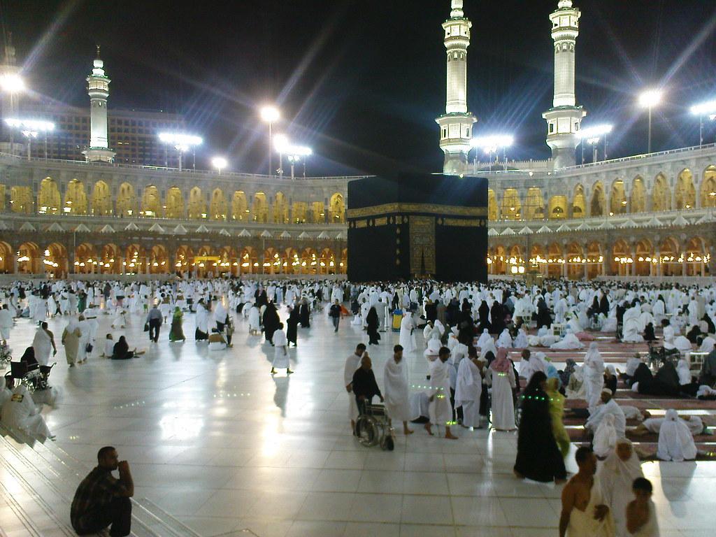 1024x768 Baitullah Sharif. The Holy Ka'bah in Makkah. A memorable