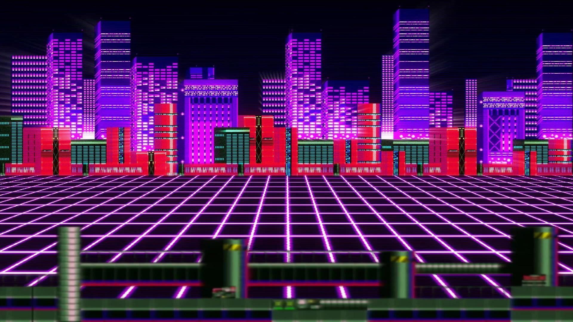 1920x1080 Chemical Plant Zone Vaporwave Sonic The Hedgehog 2 Live Wallpaper