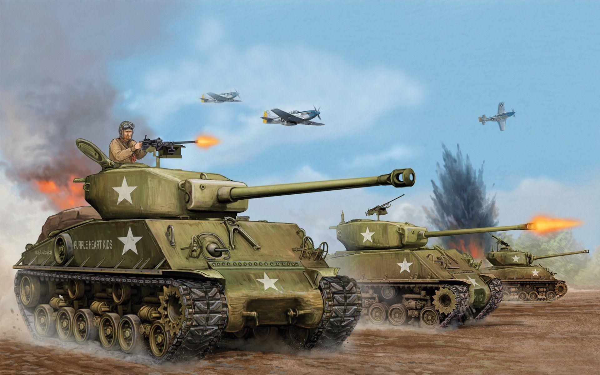 1920x1200 art tank sherman m4a3 e8 the easy eight usa medium 1944 offensive