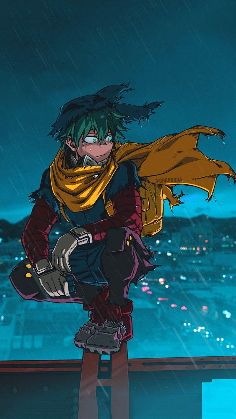 800x1422 Villain Deku Mha Wallpaper
