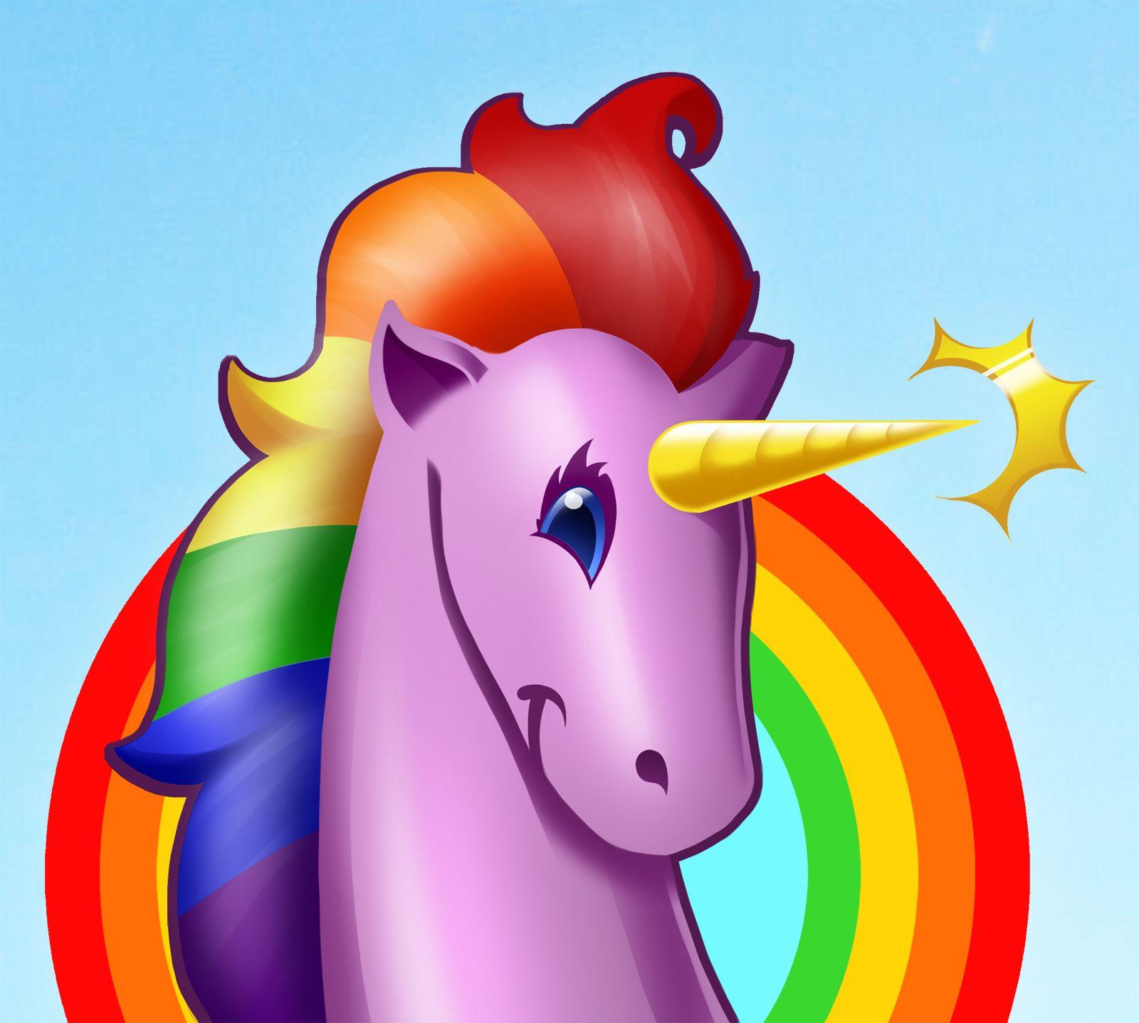 Cute Rainbow Unicorn Desktop Wallpapers - Top Free Cute Rainbow Unicorn ...