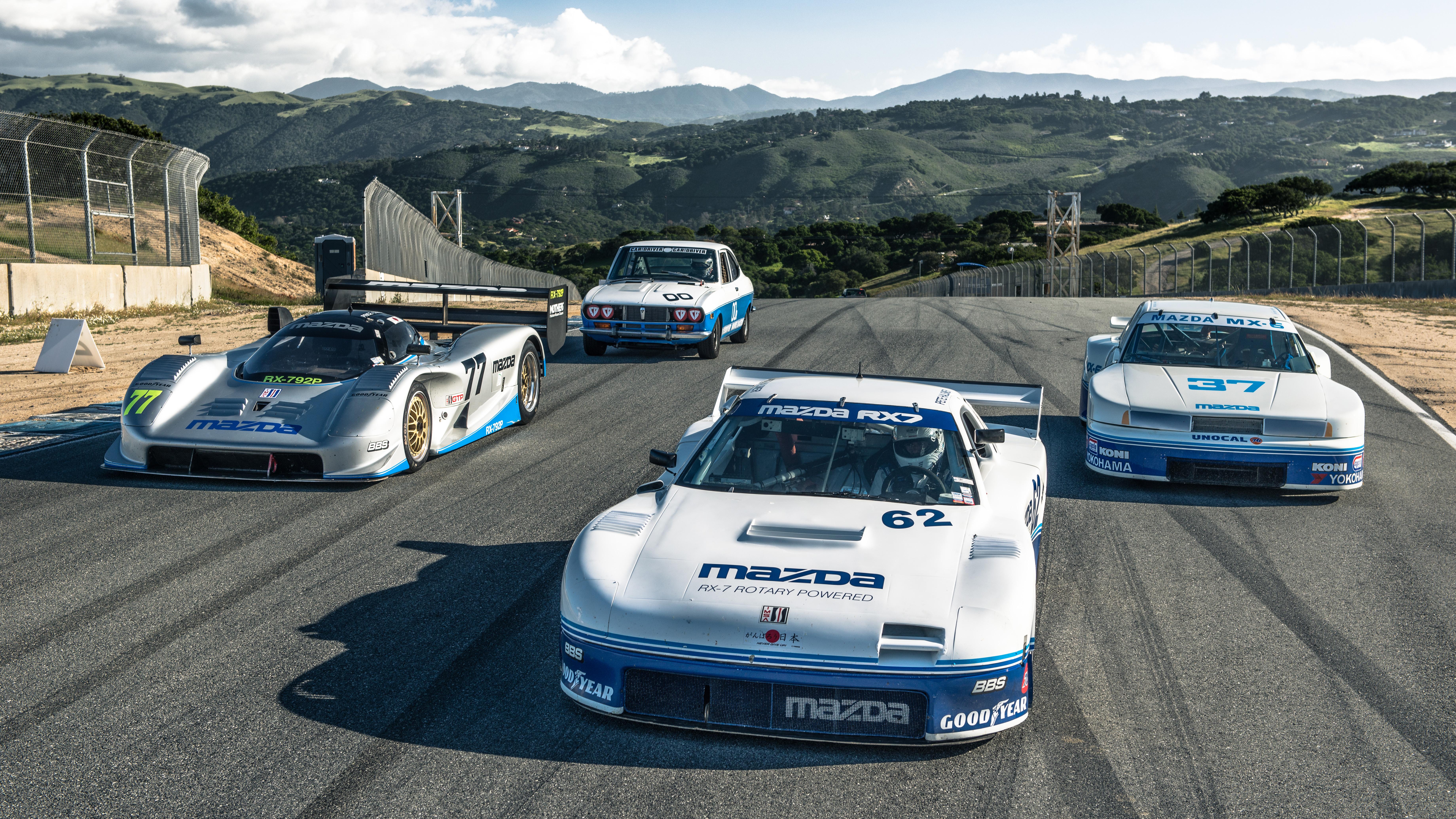 7360x4140 Wallpaper: Mazda's Rotary Engined Classic Racers