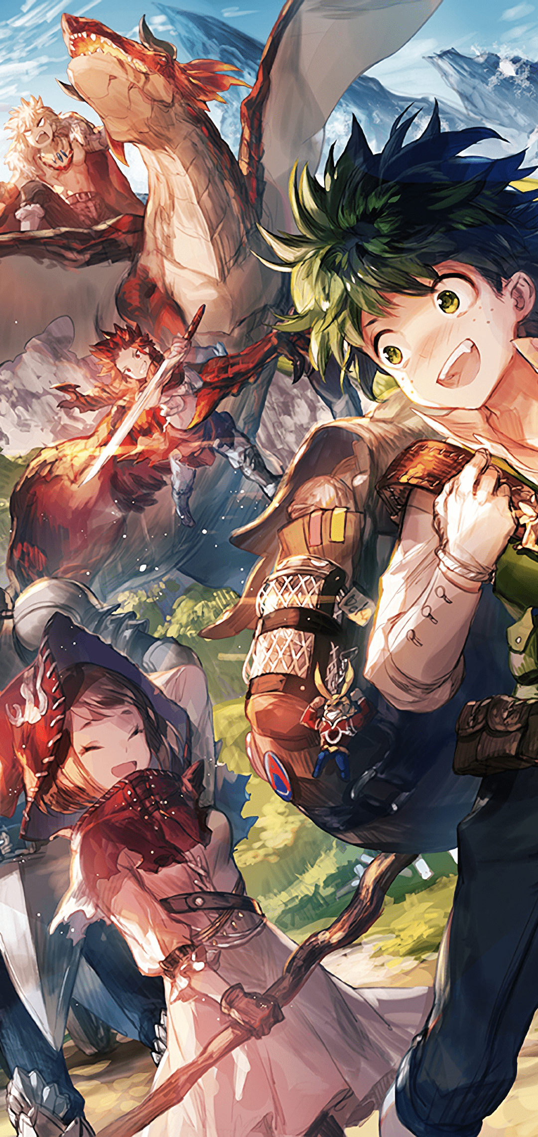1080x2280 Wallpaper / Anime My Hero Academia Phone Wallpaper, Izuku Midoriya, Eijiro Kirishima, Katsuki Bakugou, Ochaco Uraraka, 1080x2280 free download