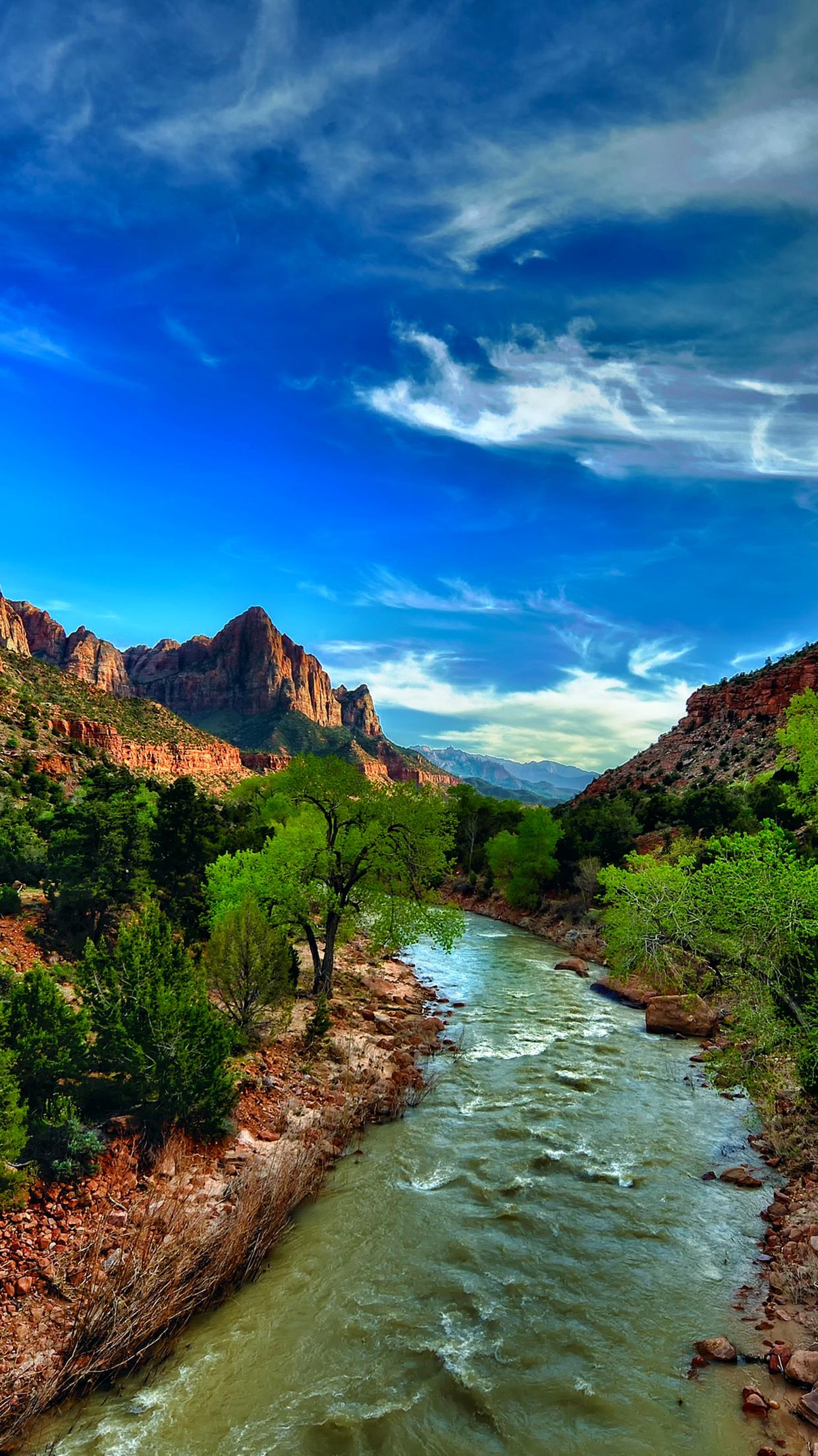 1242x2208 Utah Park Wallpaper for iPhone Pro Max, X, 6
