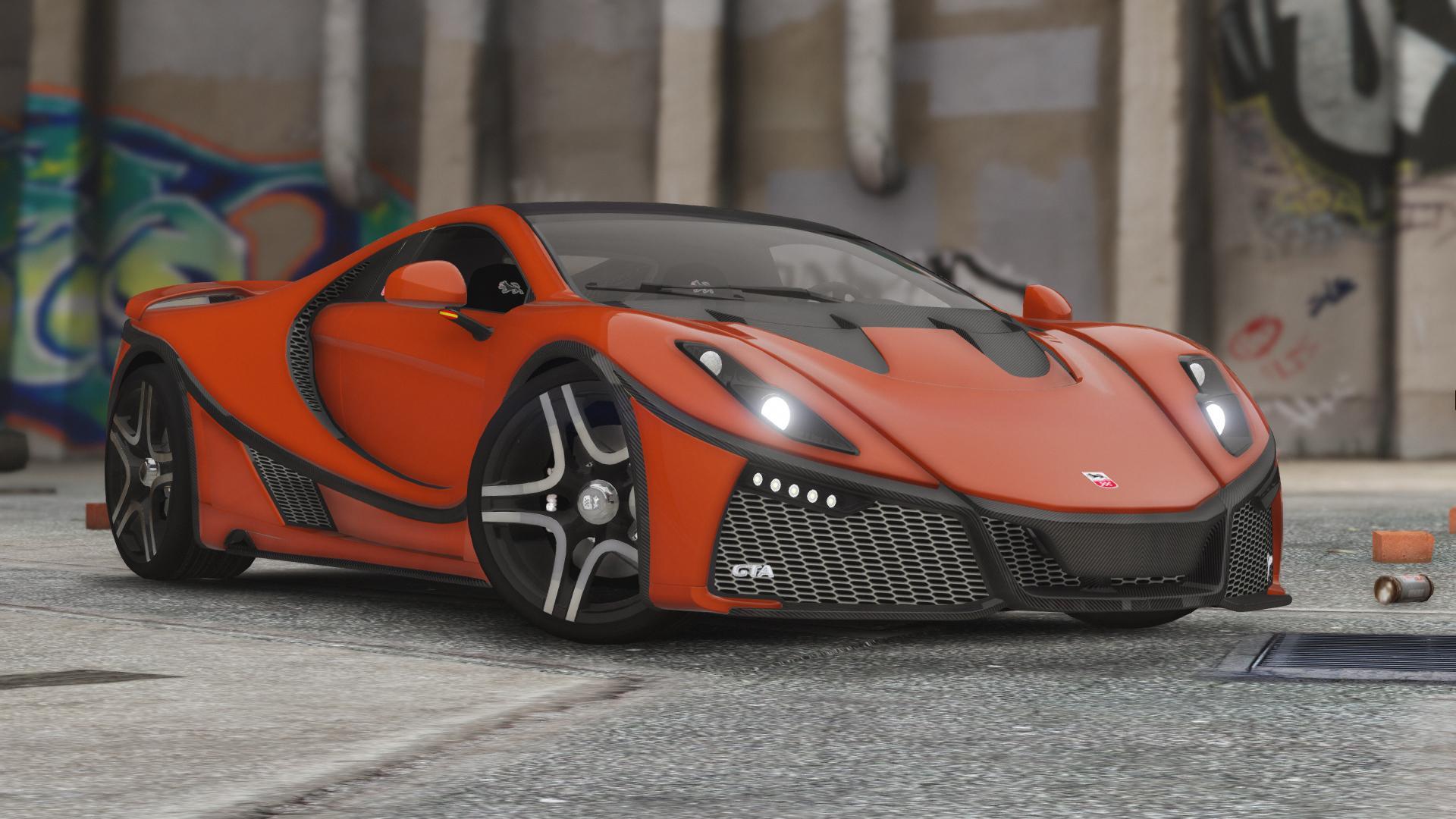 1920x1080 GTA Spano [Add On. Auto Spoiler. Template]