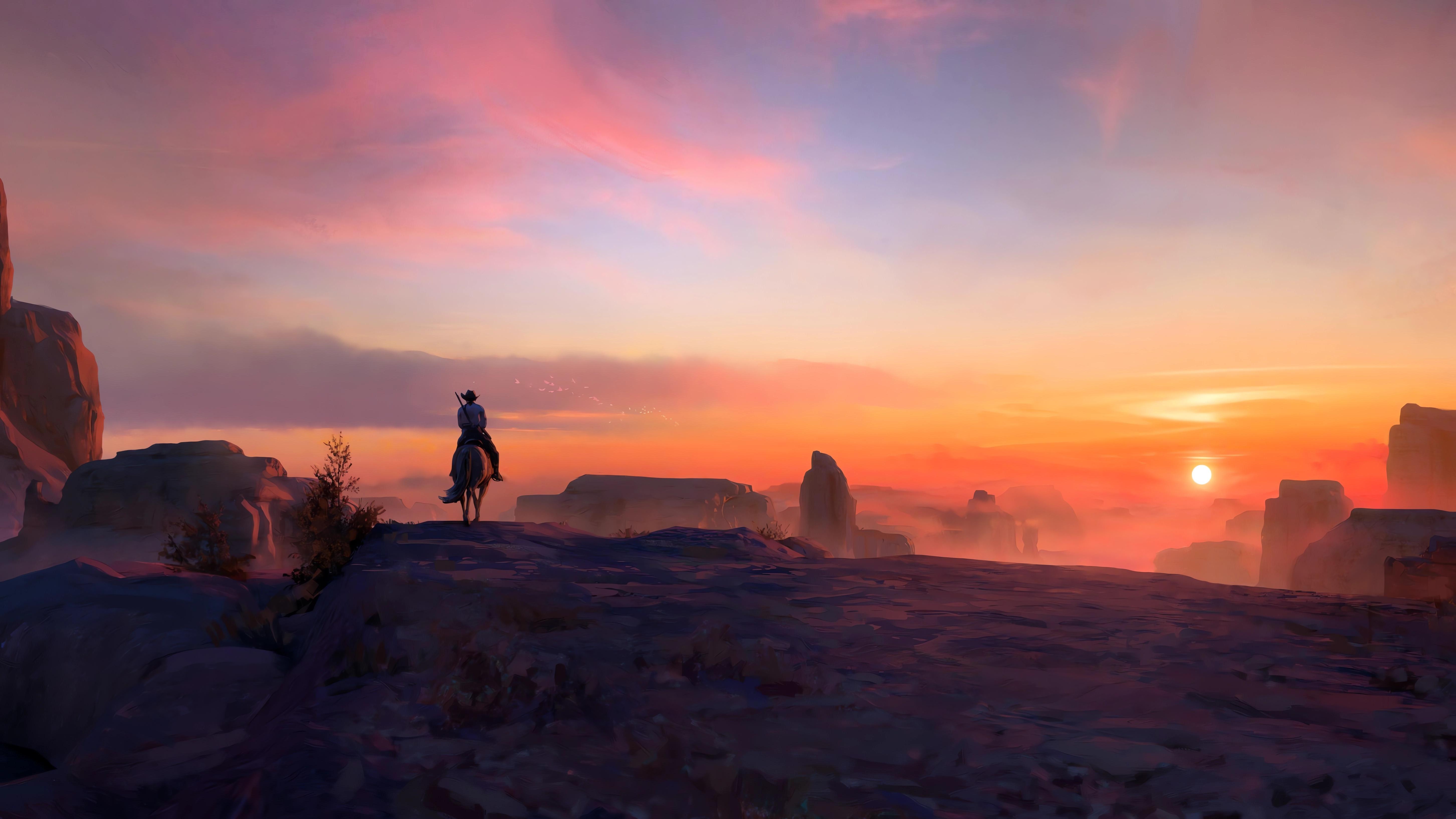 5810x3268 4K WALLPAPER FOR PC. WILD WEST SUNSET