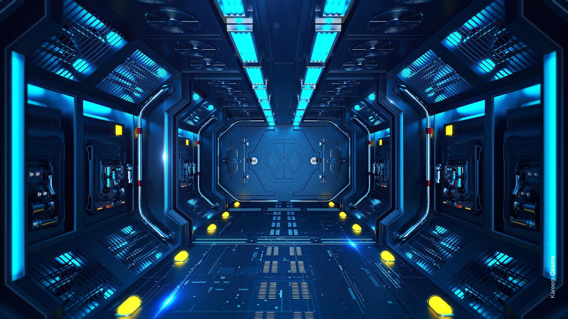 1920x1080 Space Tunnel Wallpaper