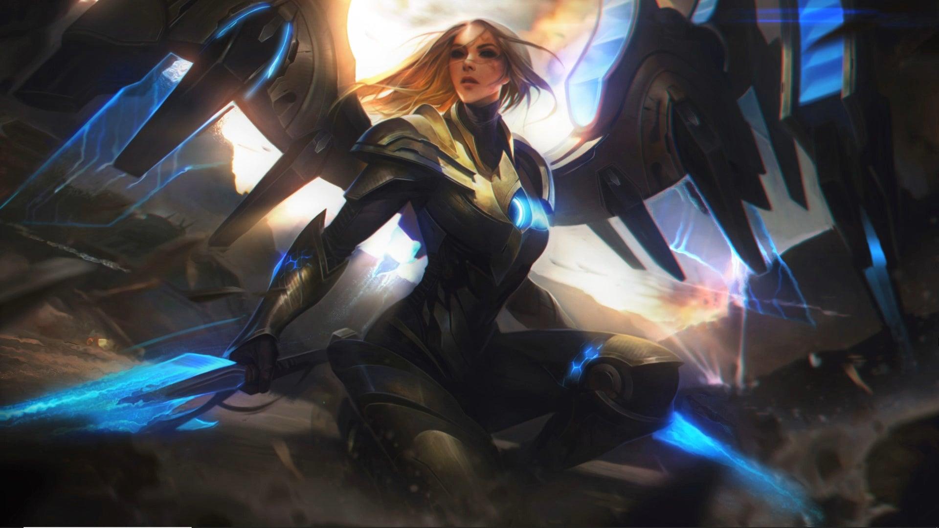 1920x1080 I animated the Aether Wing Kayle splash art in Wallpaper Engine