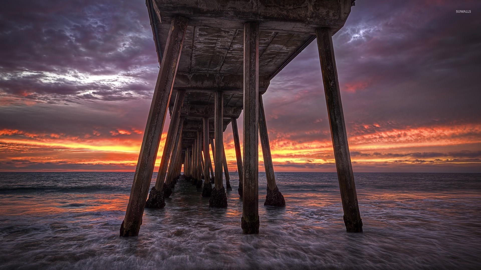 1920x1080 Hermosa Beach pier [3] wallpaper wallpaper