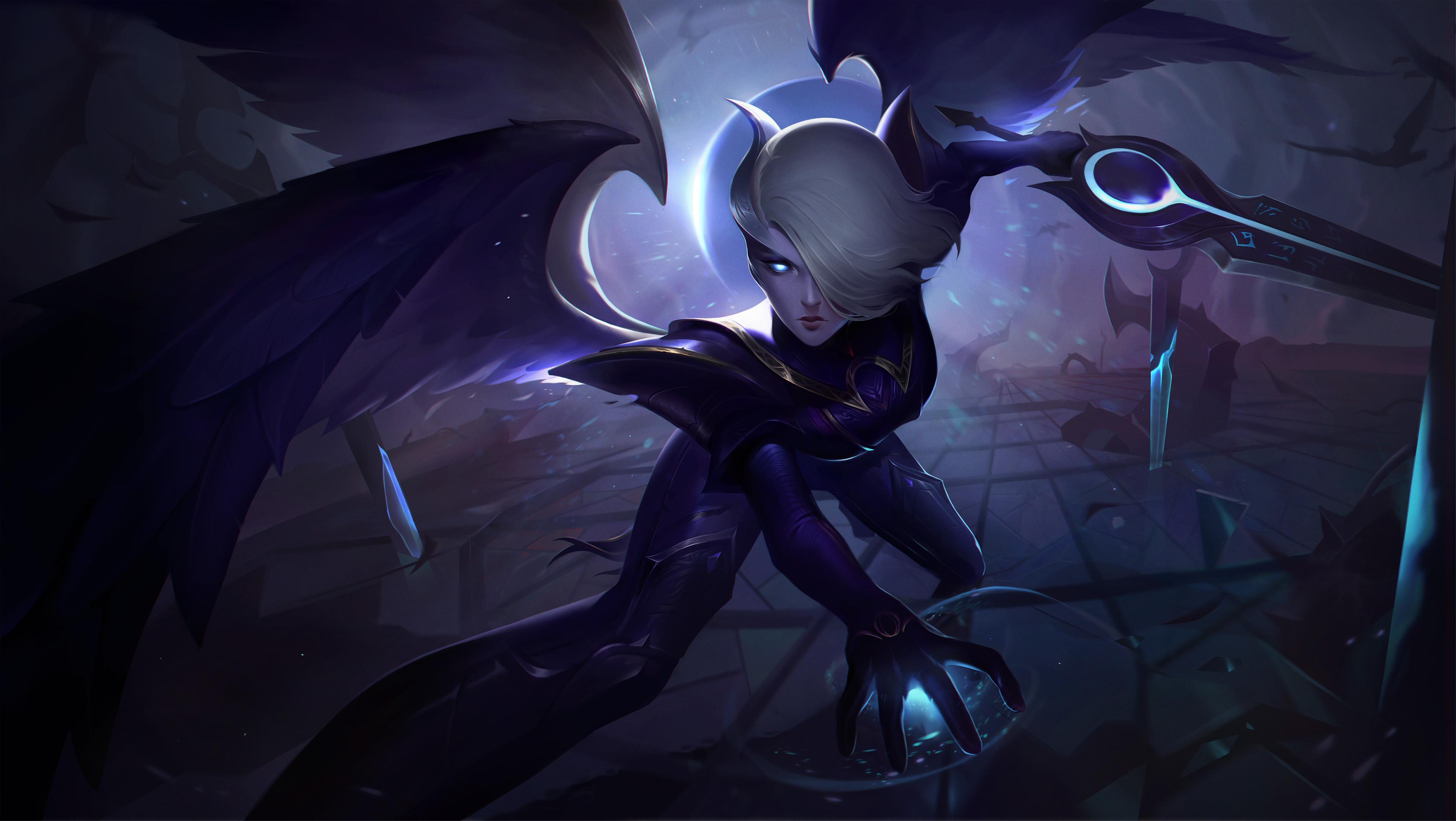 3840x2166 HD desktop wallpaper: League Of Legends, Video Game, Kayle (League Of Legends) download free picture