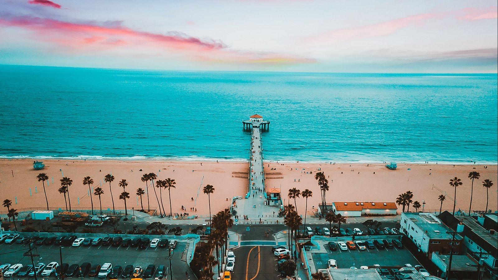 1600x900 Manhattan Beach Wallpaper