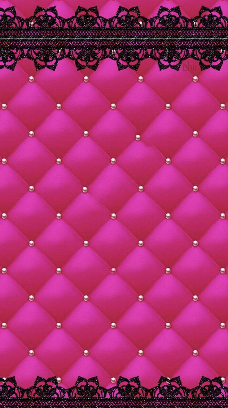 Quilted Wallpaper Pink