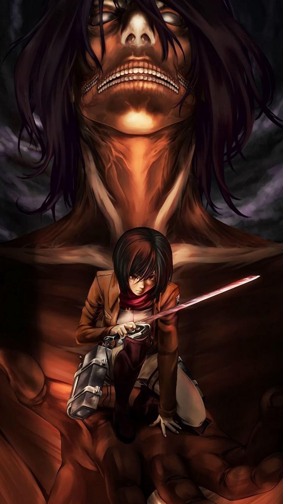 1080x1920 Attack On Titan iPad Wallpaper